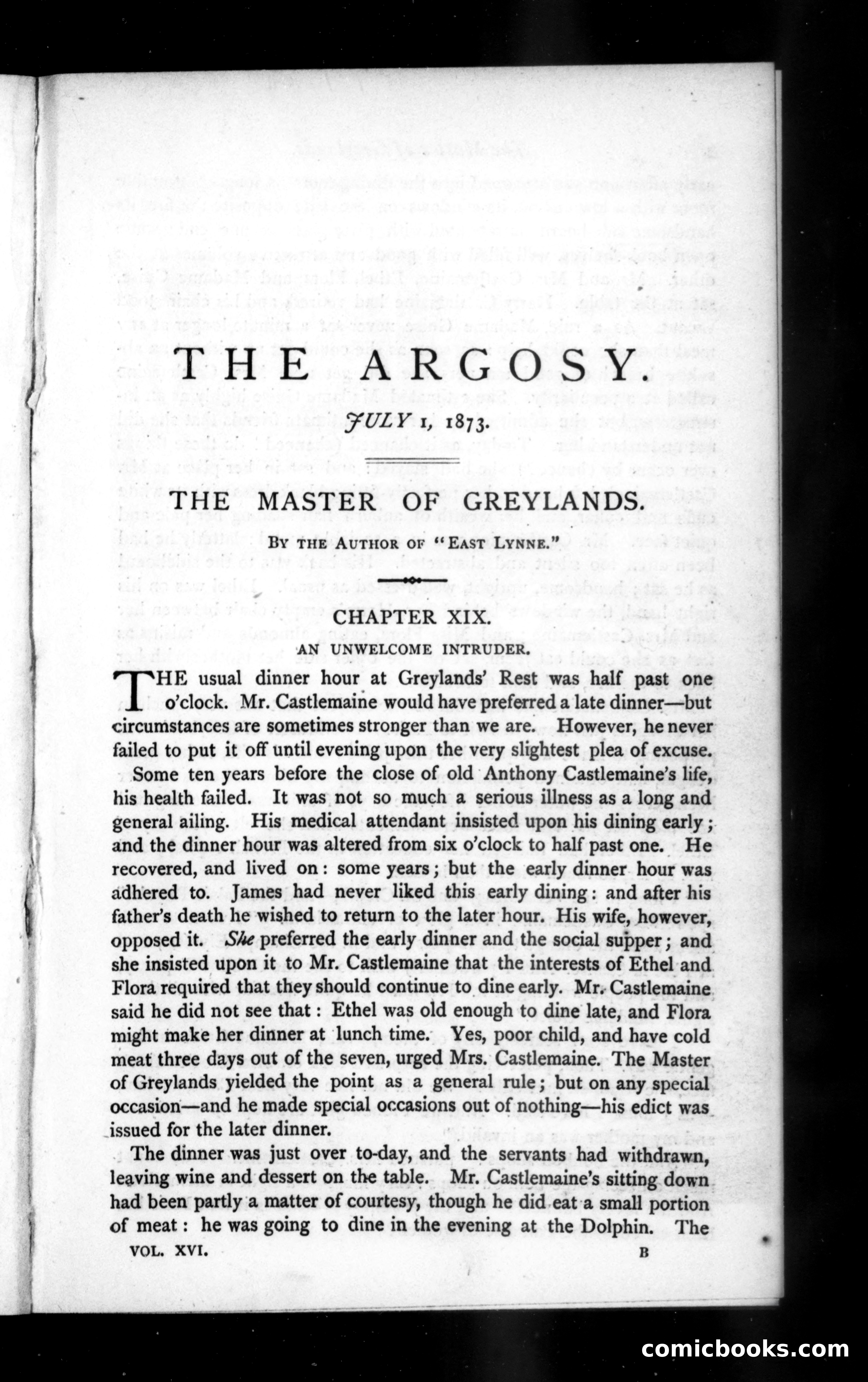 The Argosy, Vol. XVI — page 1 of 83