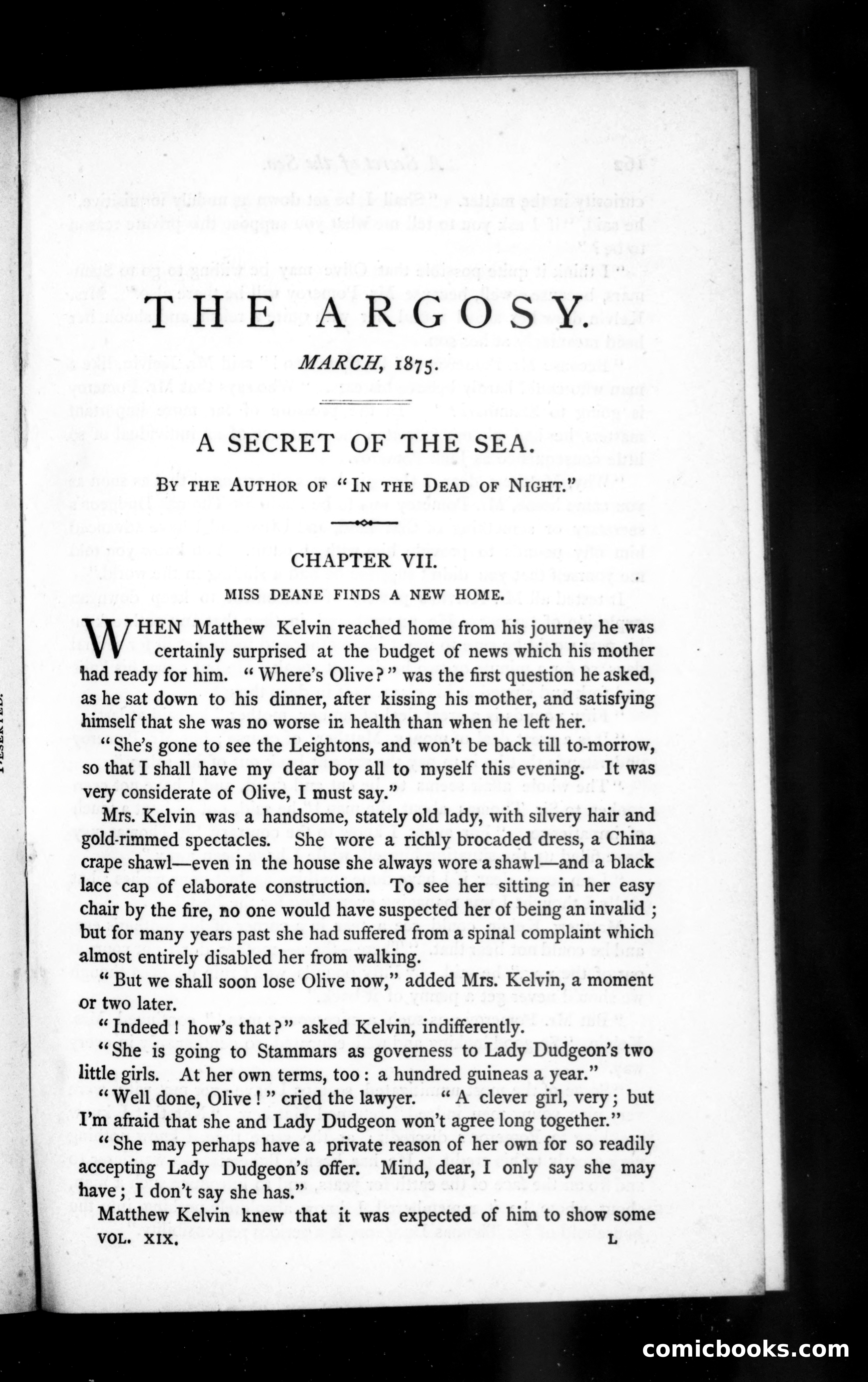 The Argosy, Vol. XIX, March 1875 — page 1 of 82