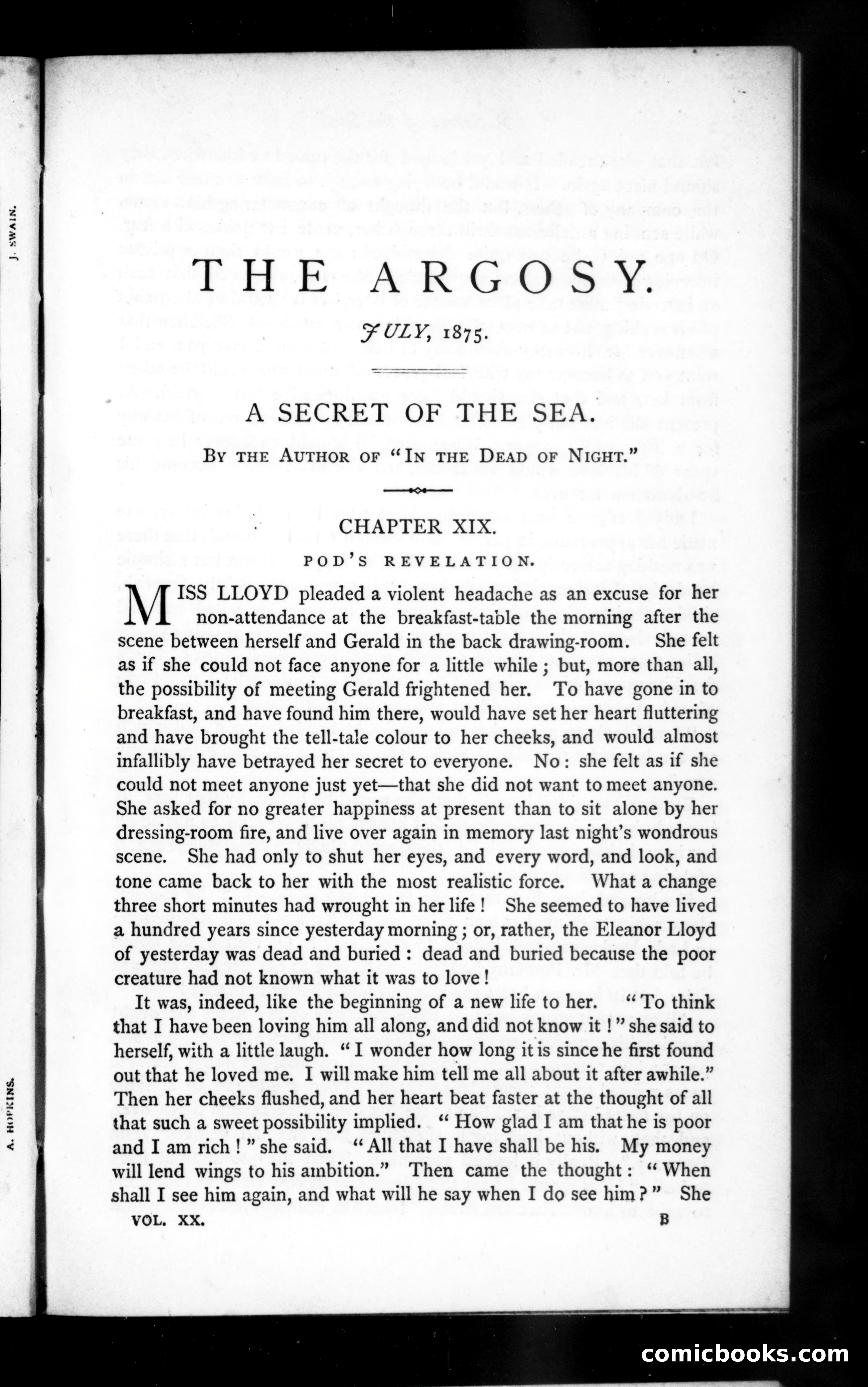 The Argosy, Vol. 20 — page 1 of 82