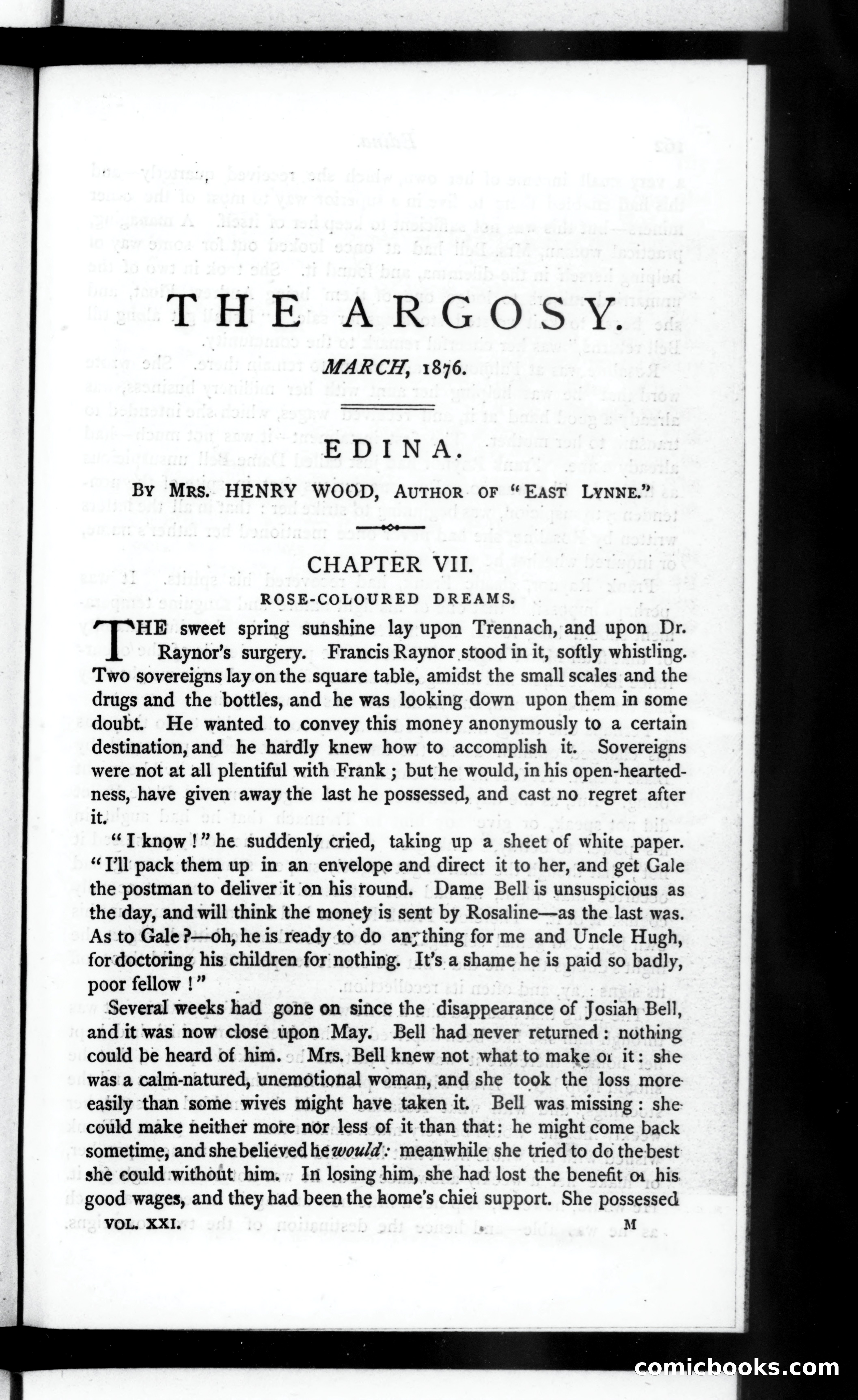 The Argosy, Vol. 21 — page 1 of 82