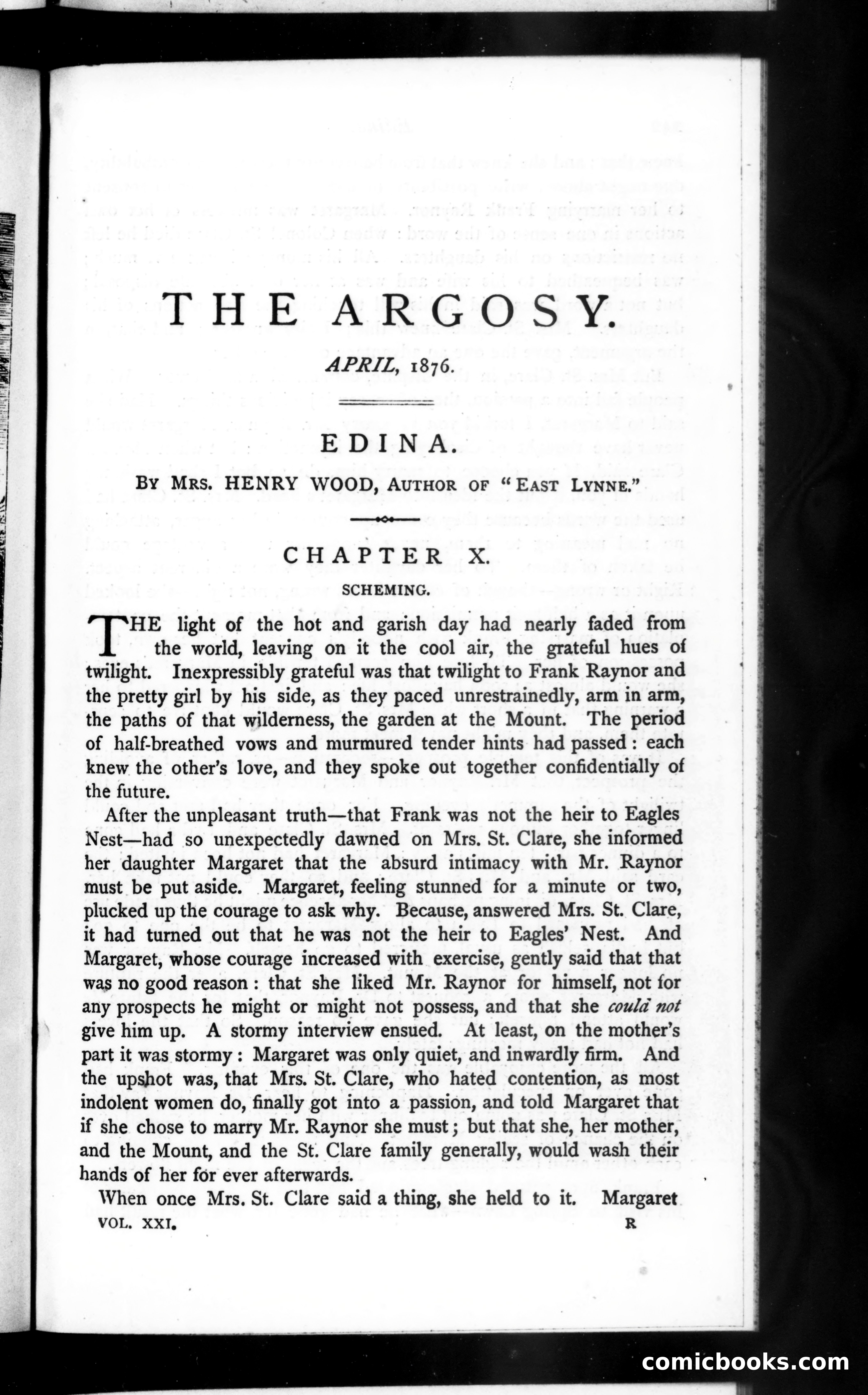 The Argosy, Vol. 21 — page 1 of 82