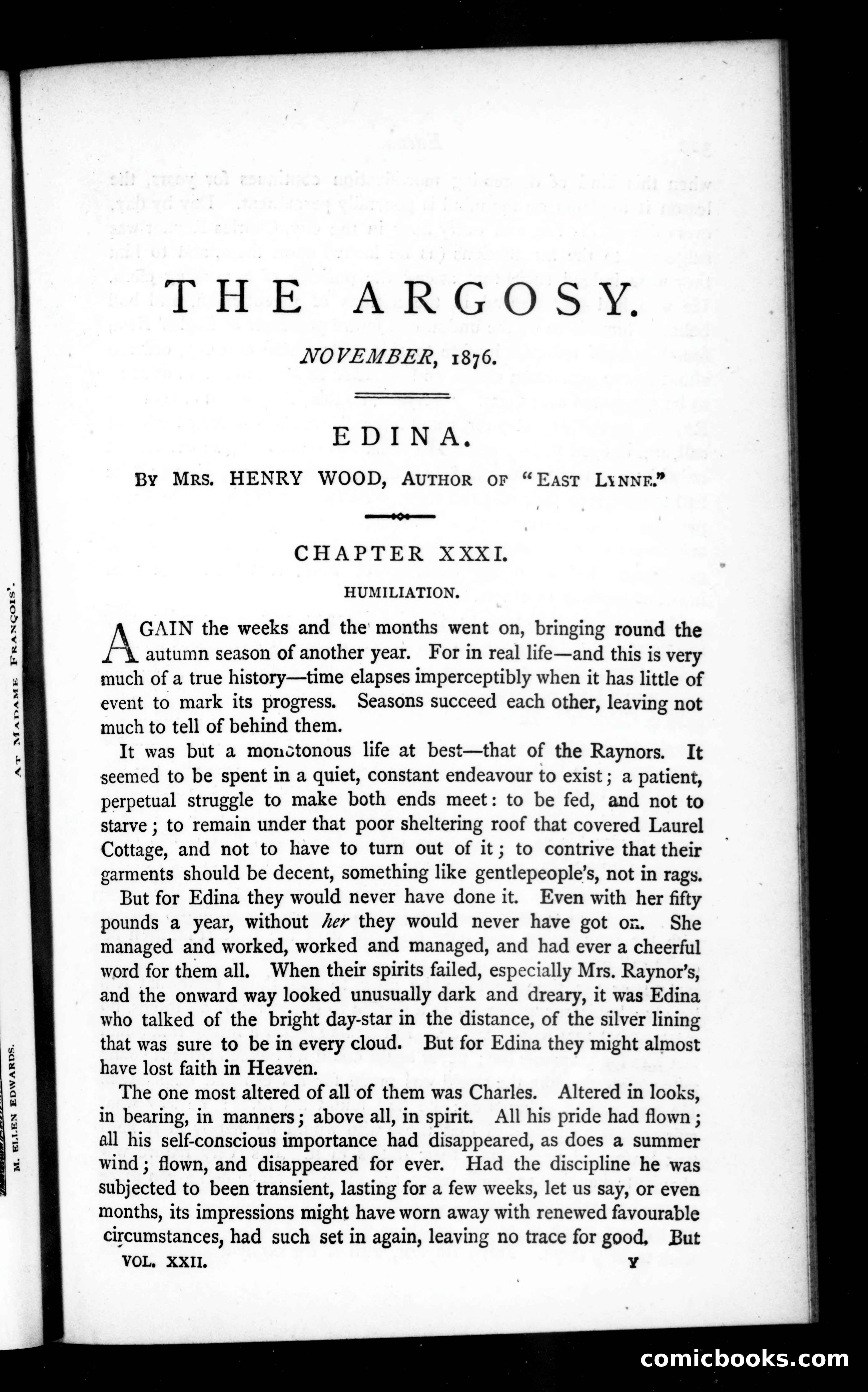 The Argosy, Vol. 22 — page 1 of 82