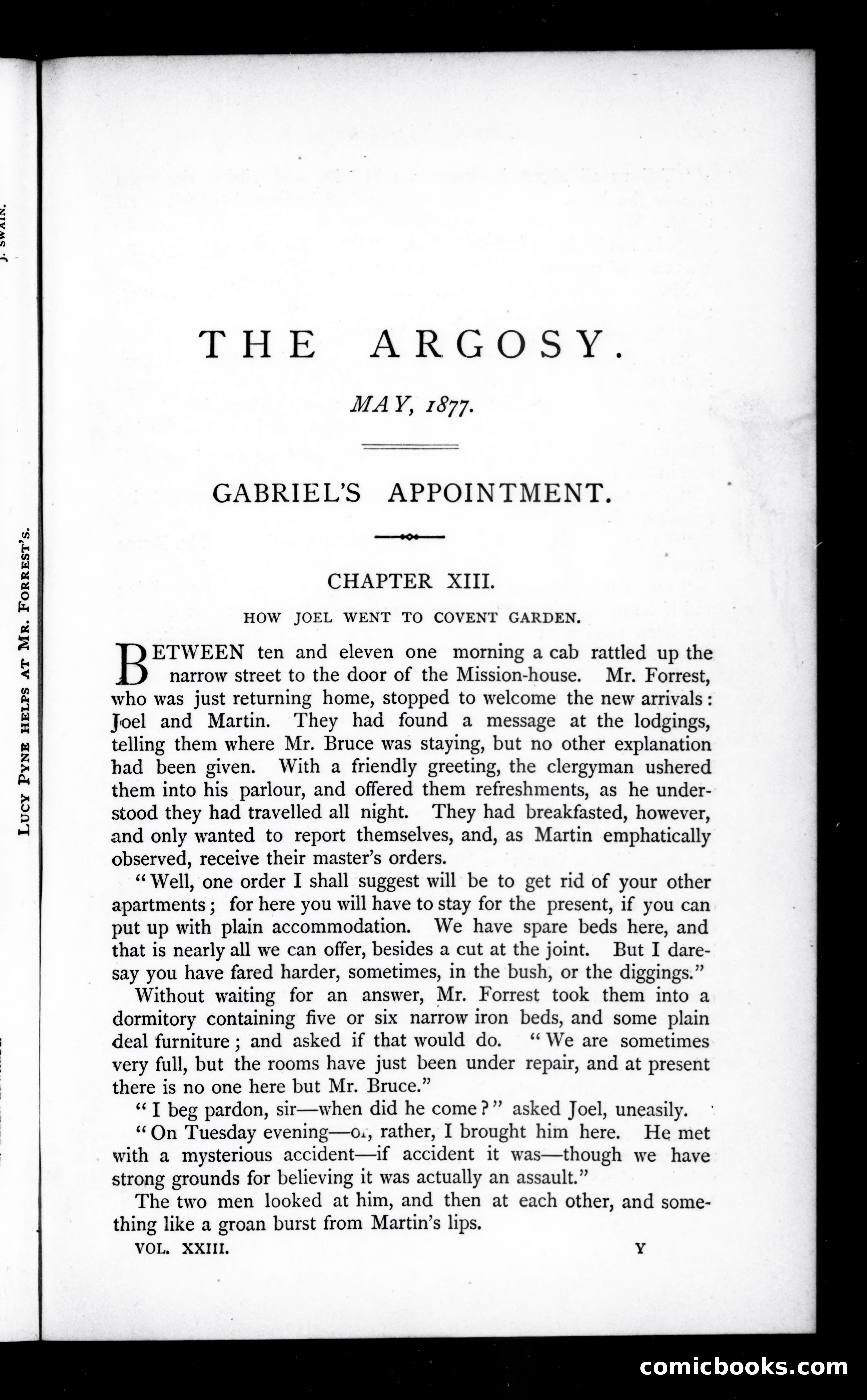 The Argosy, Vol. XXIII — page 1 of 82