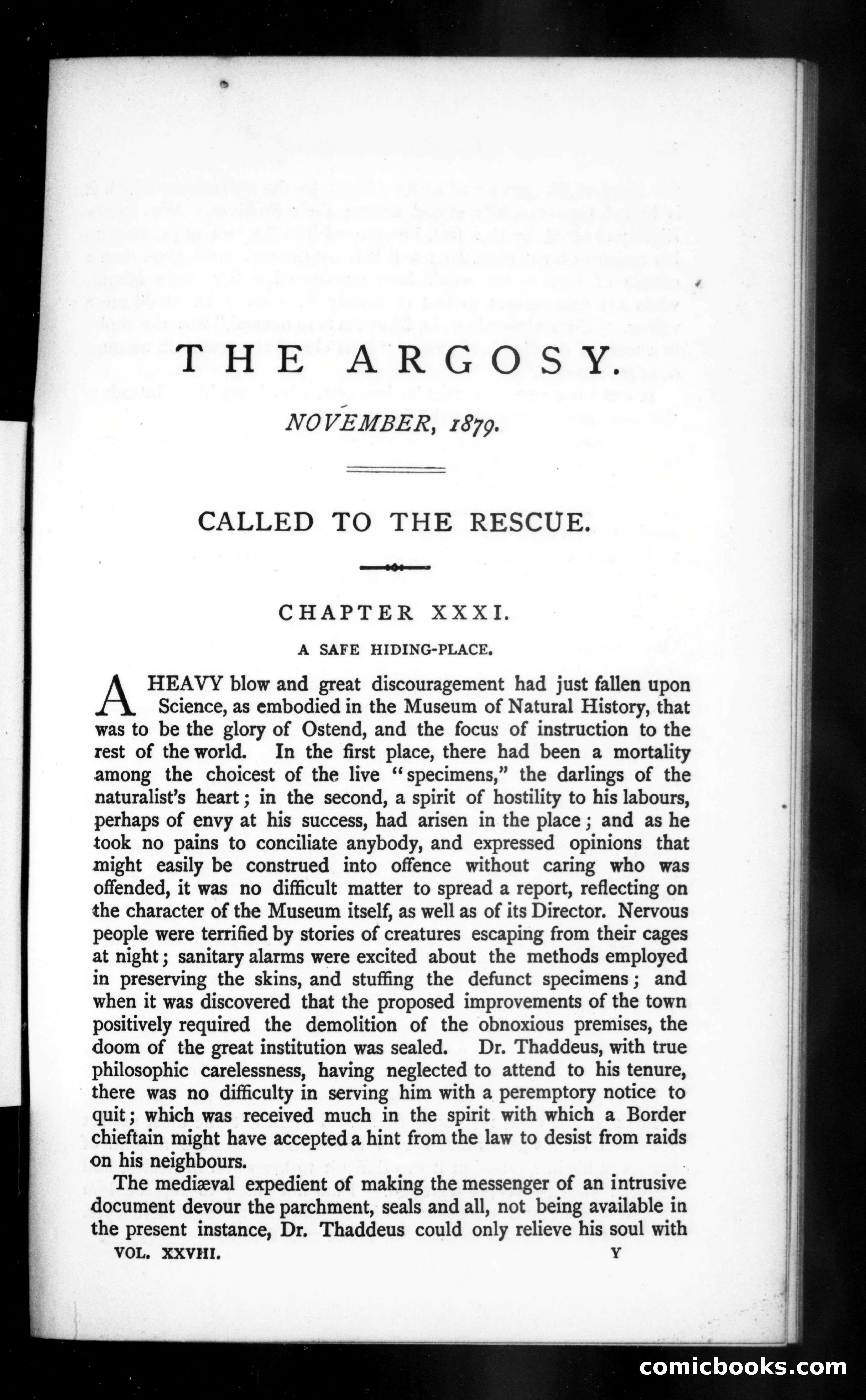 The Argosy, Vol. 28 — page 1 of 84