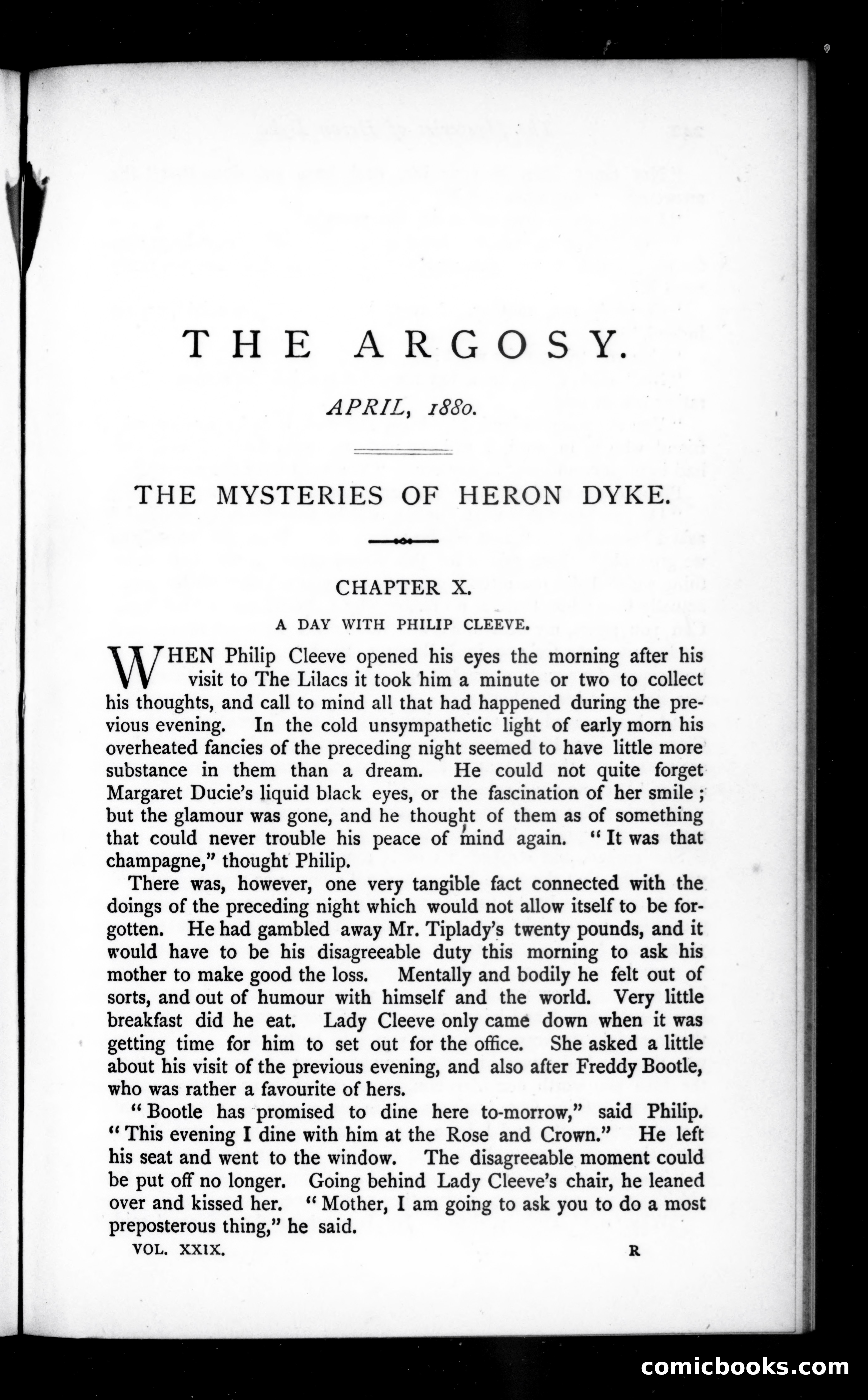 The Argosy, Vol. XXIX — page 1 of 82