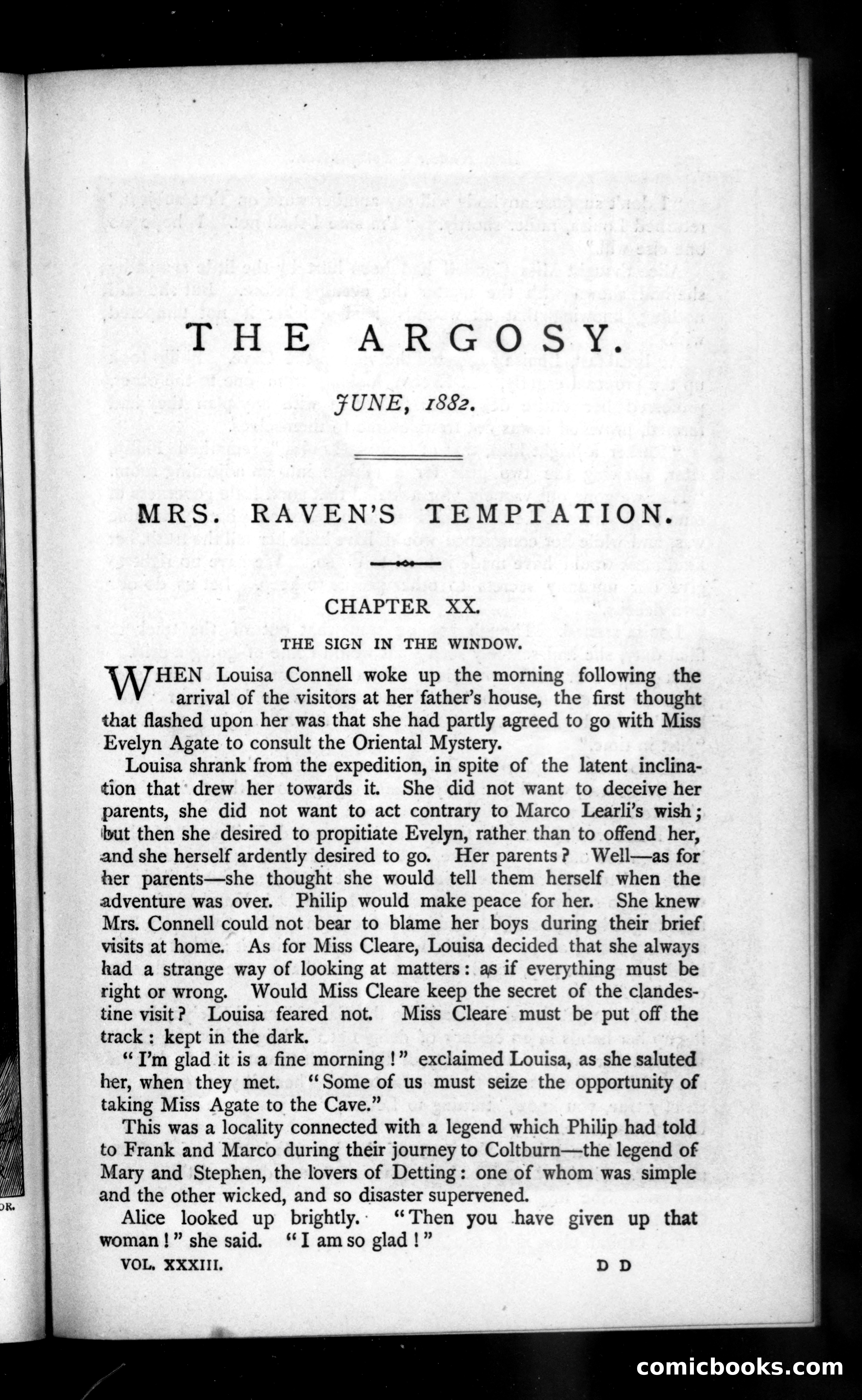 The Argosy, Vol. 33 — page 1 of 77