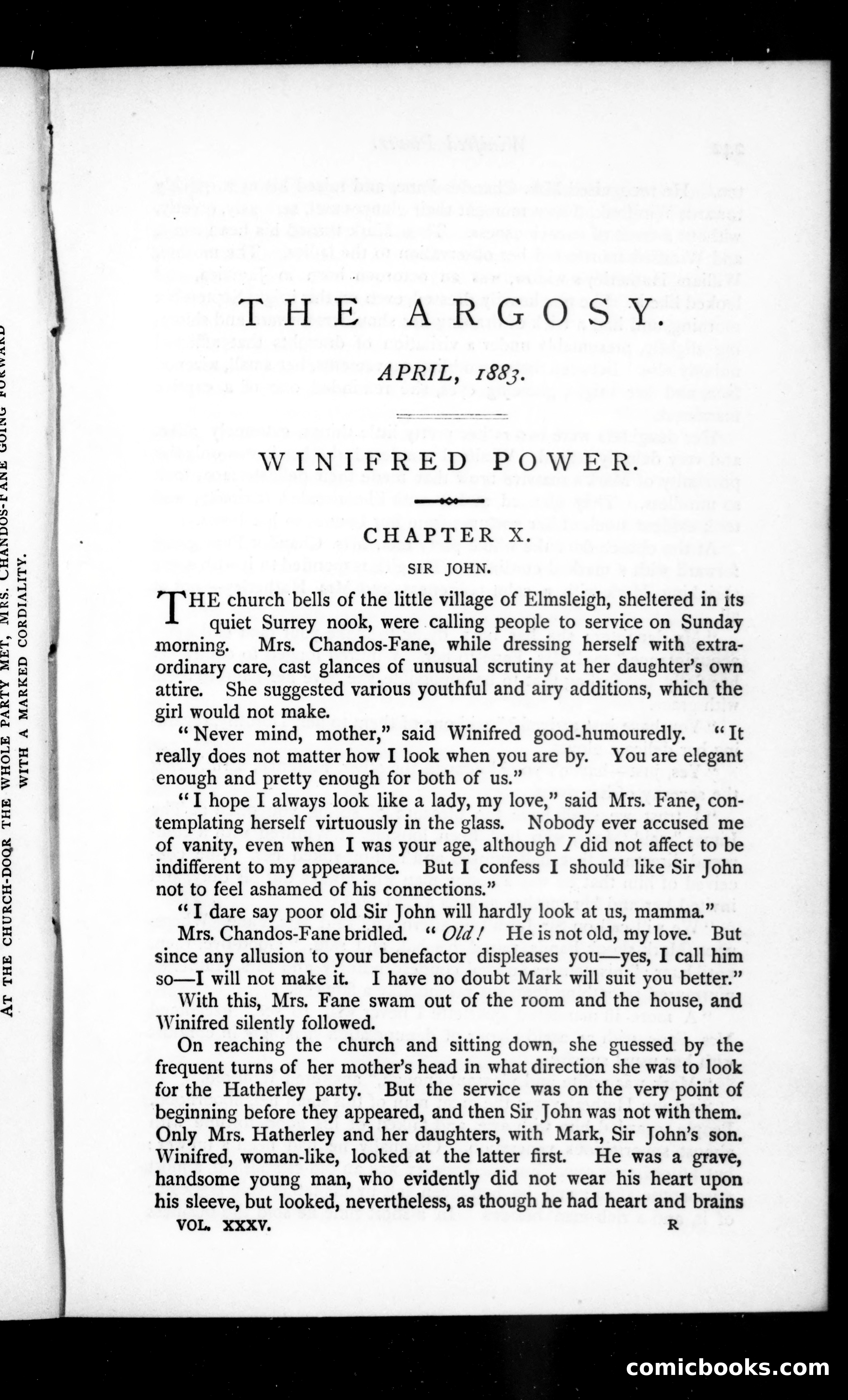 The Argosy, Vol. 35 — page 1 of 86