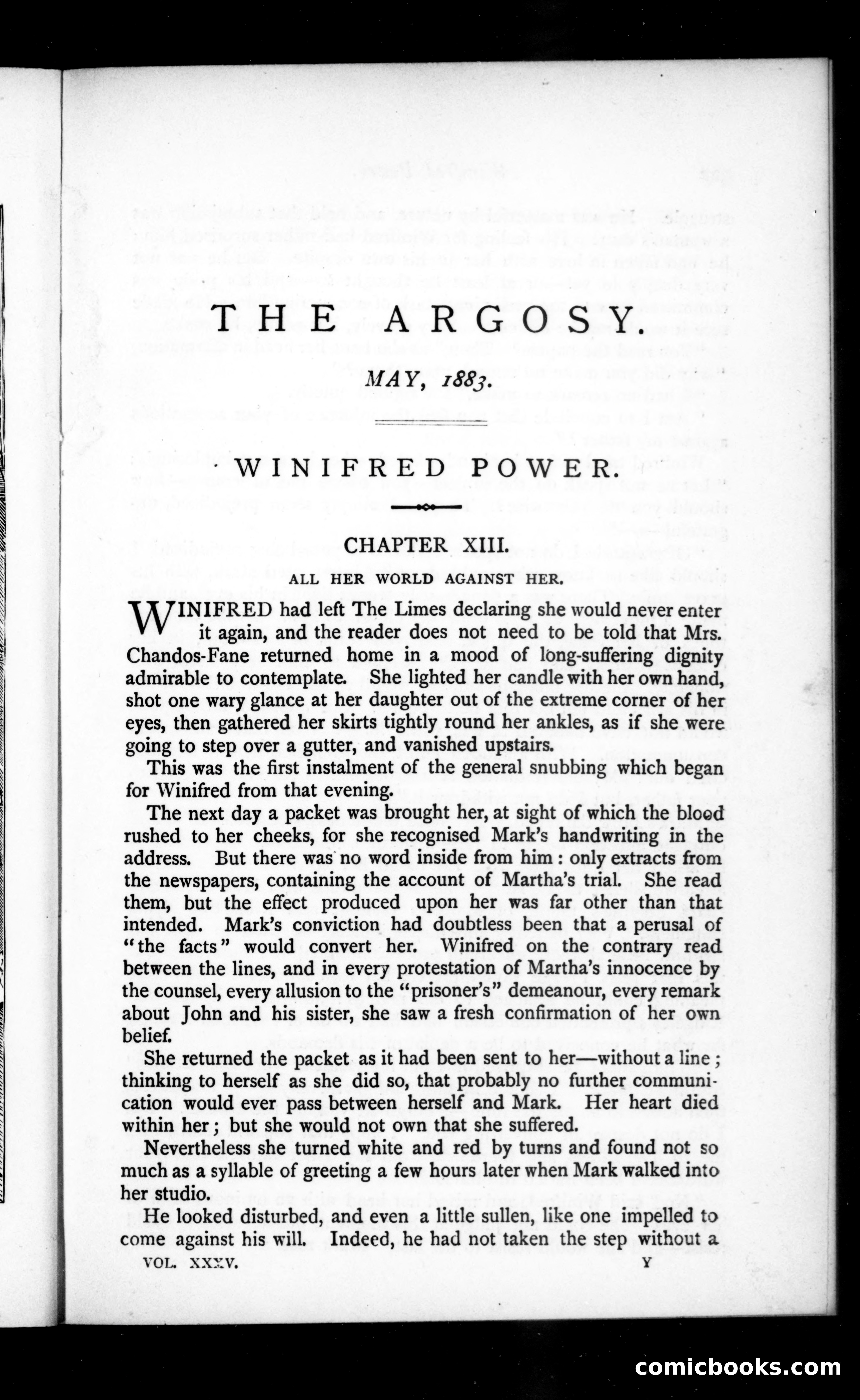 The Argosy, Vol. 35 — page 1 of 84