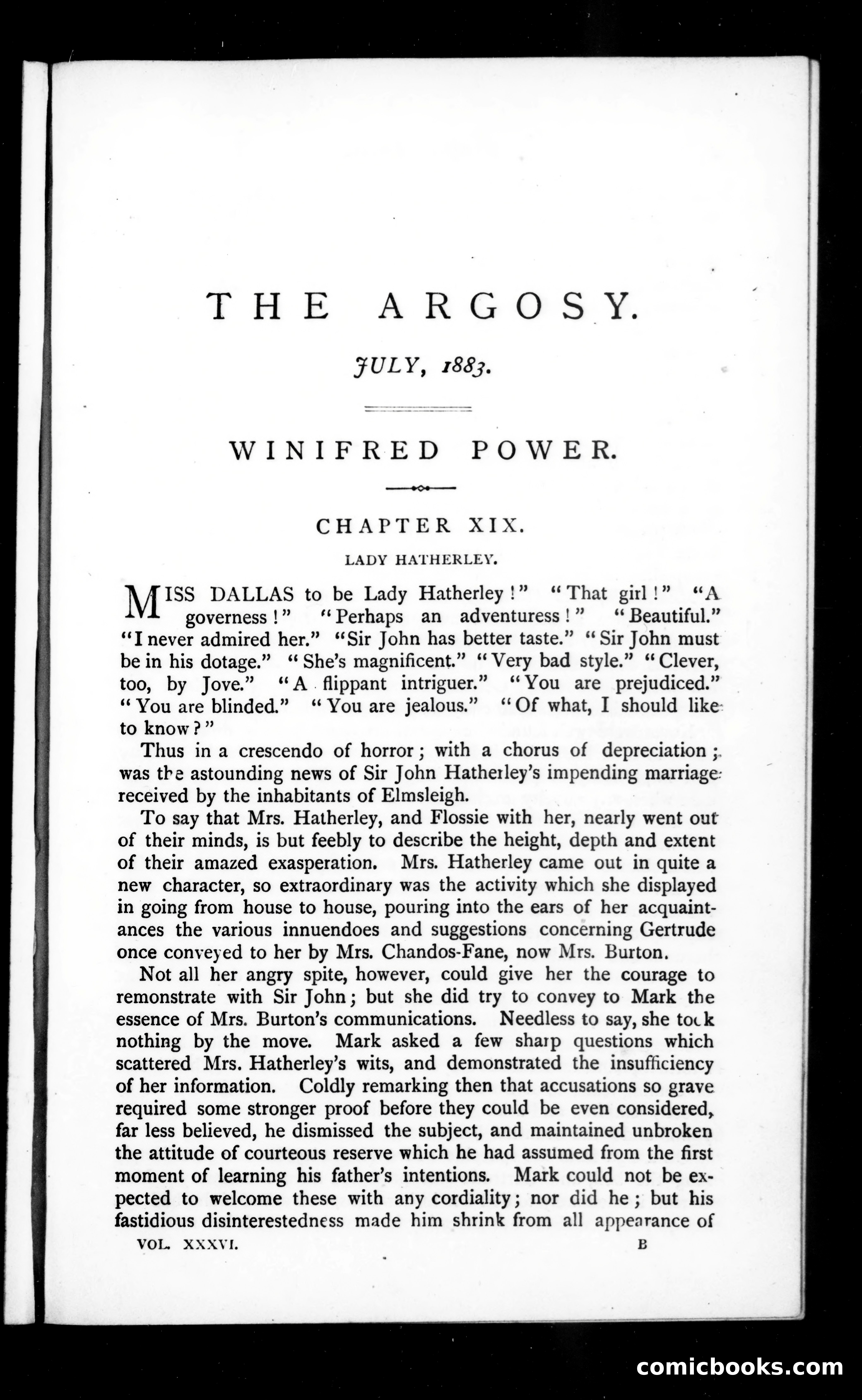 The Argosy, Vol. 36 — page 1 of 86