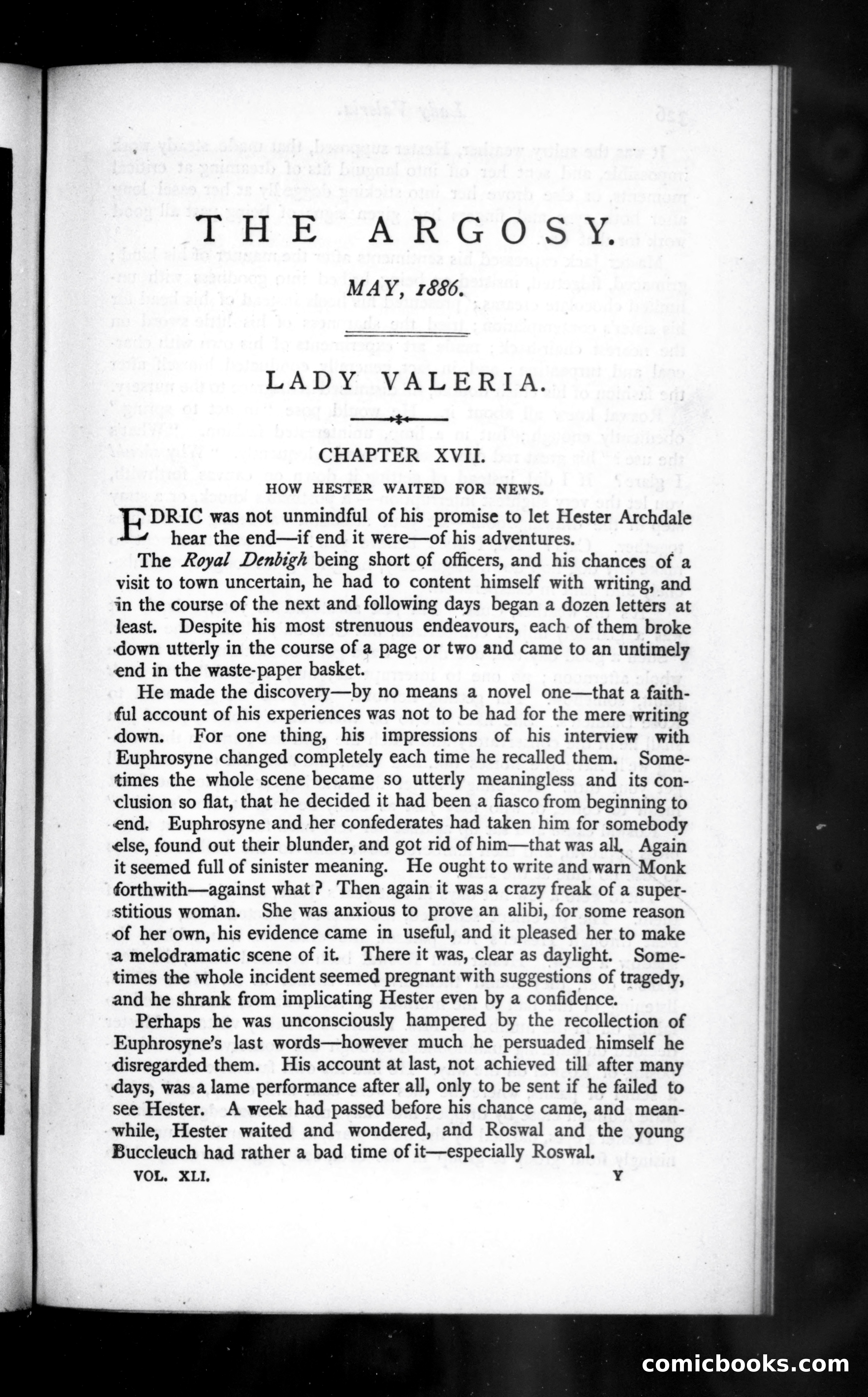 The Argosy, Vol. 41 — page 1 of 82