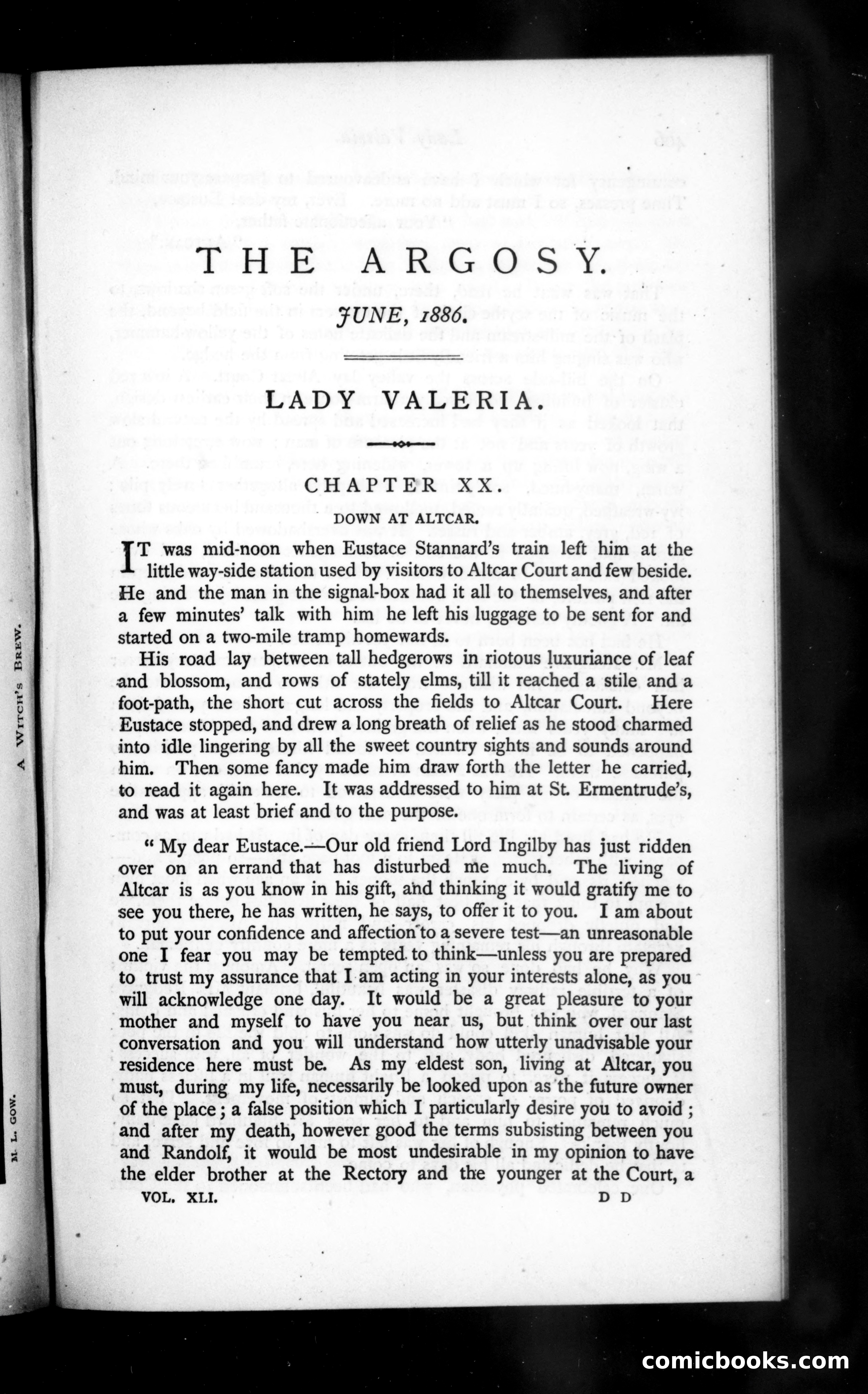 The Argosy, Vol. 41 — page 1 of 77