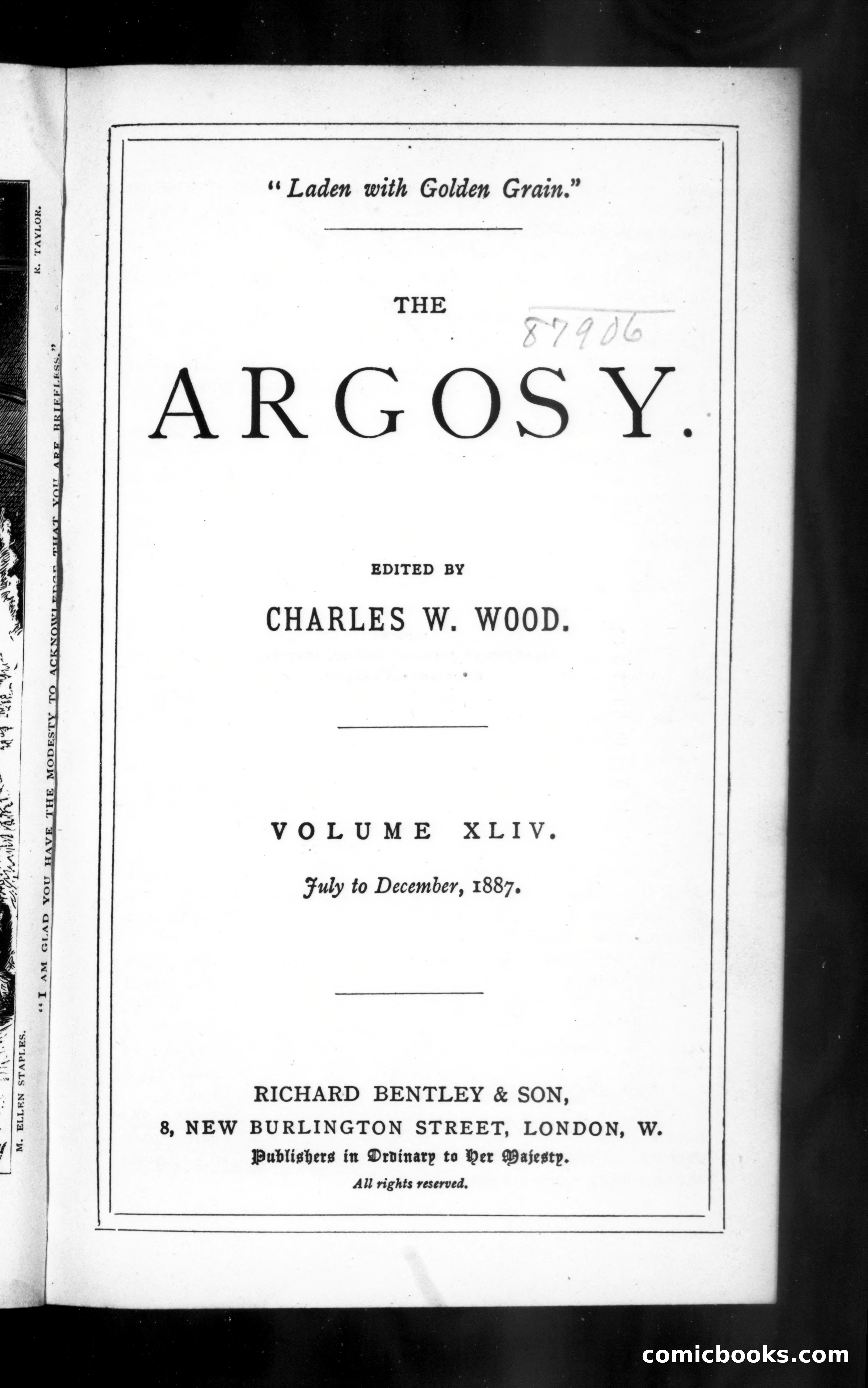 The Argosy, Volume XLIV — page 1 of 94