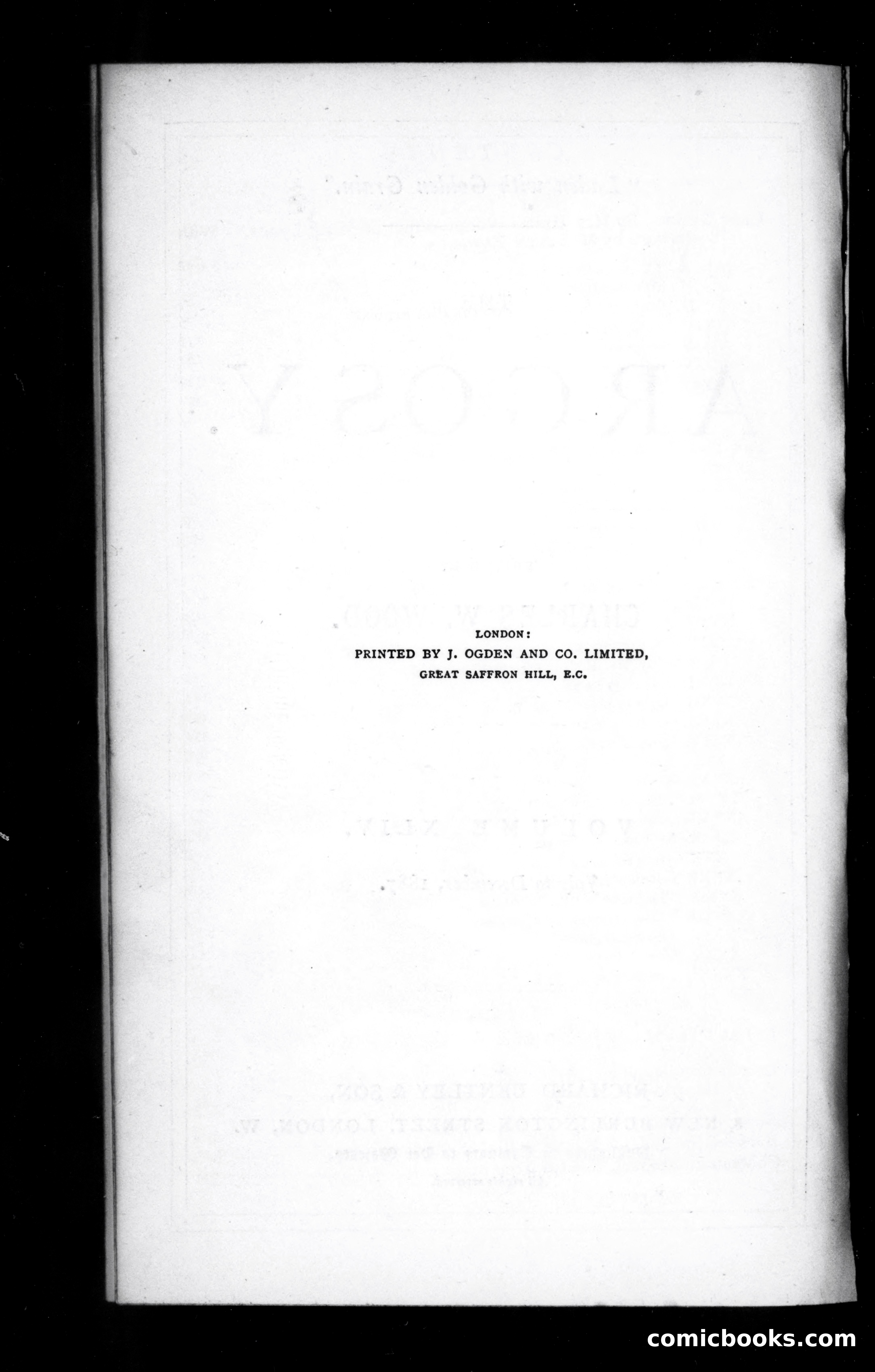 The Argosy, Volume XLIV — page 2 of 94