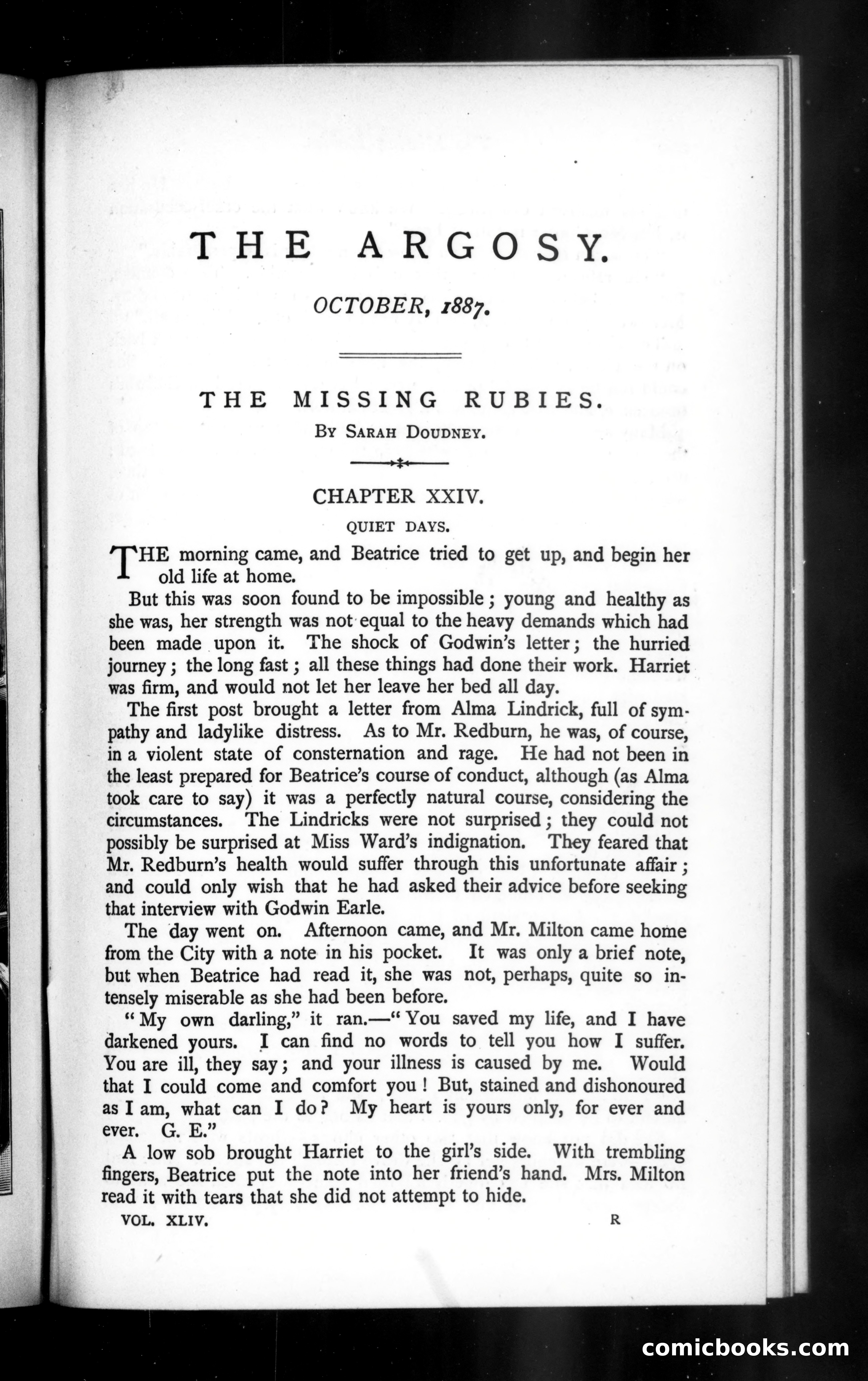 The Argosy, October 1887 — page 1 of 86