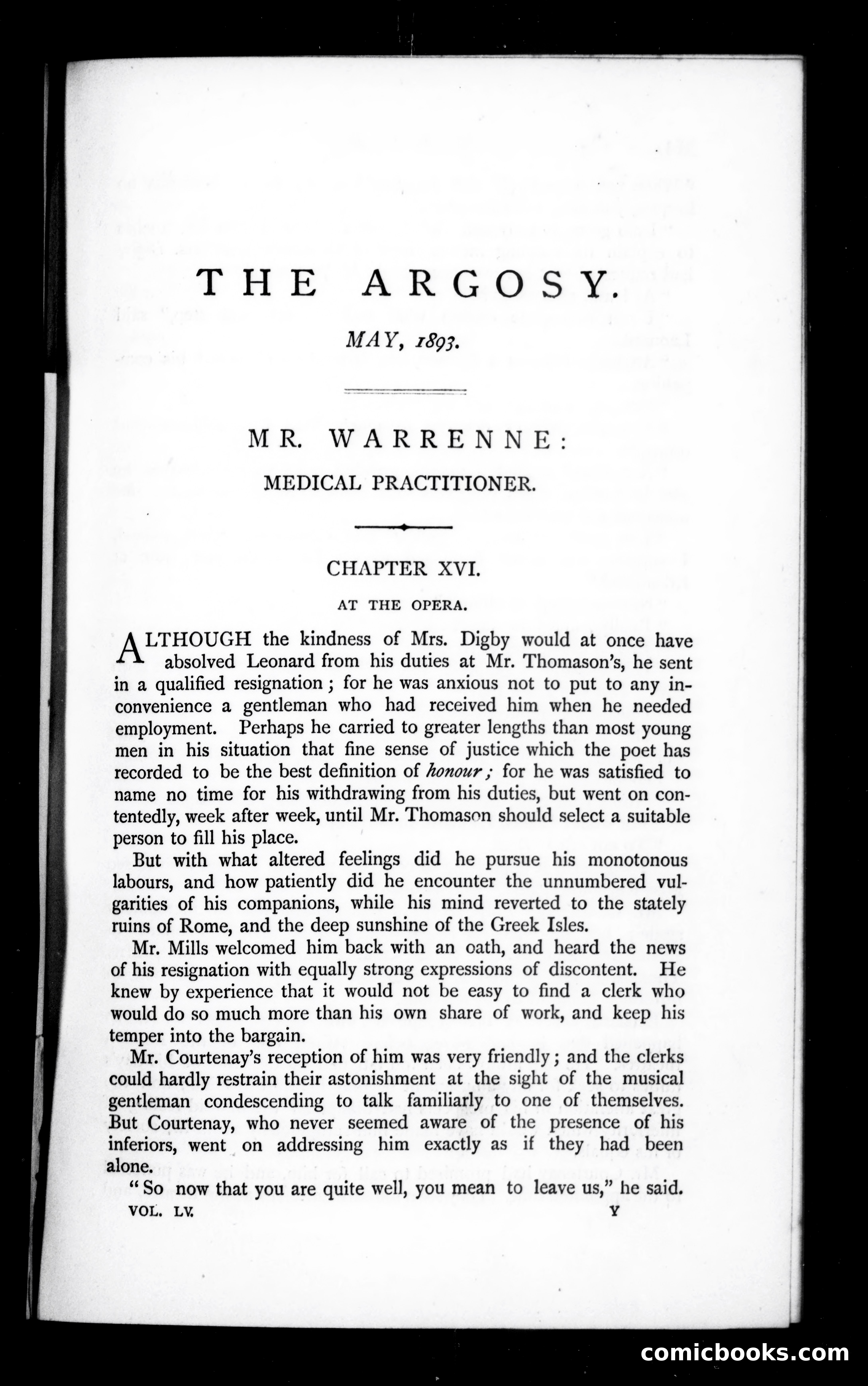 The Argosy, Vol. 55 — page 1 of 89
