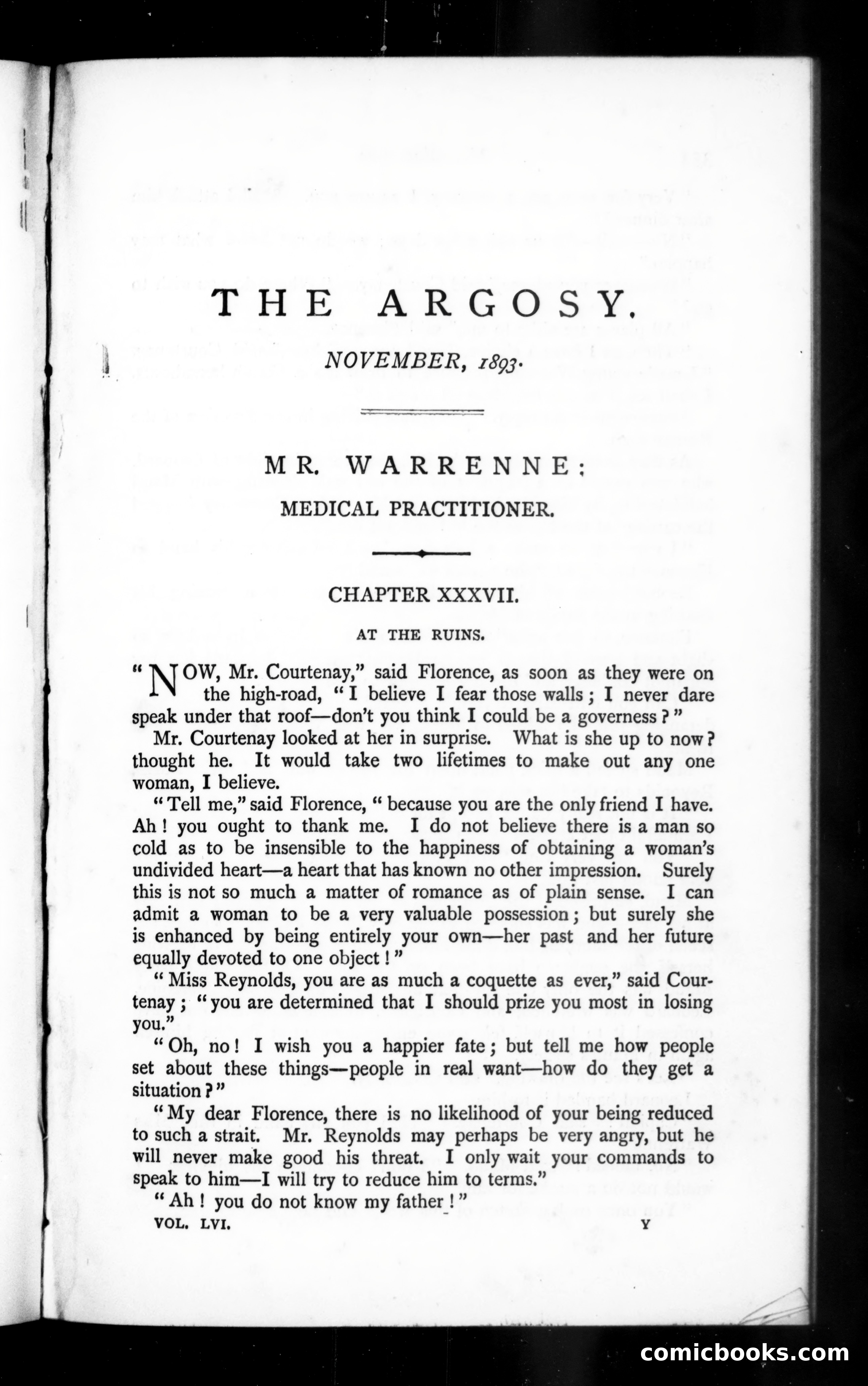 The Argosy, Vol. LVI — page 1 of 90