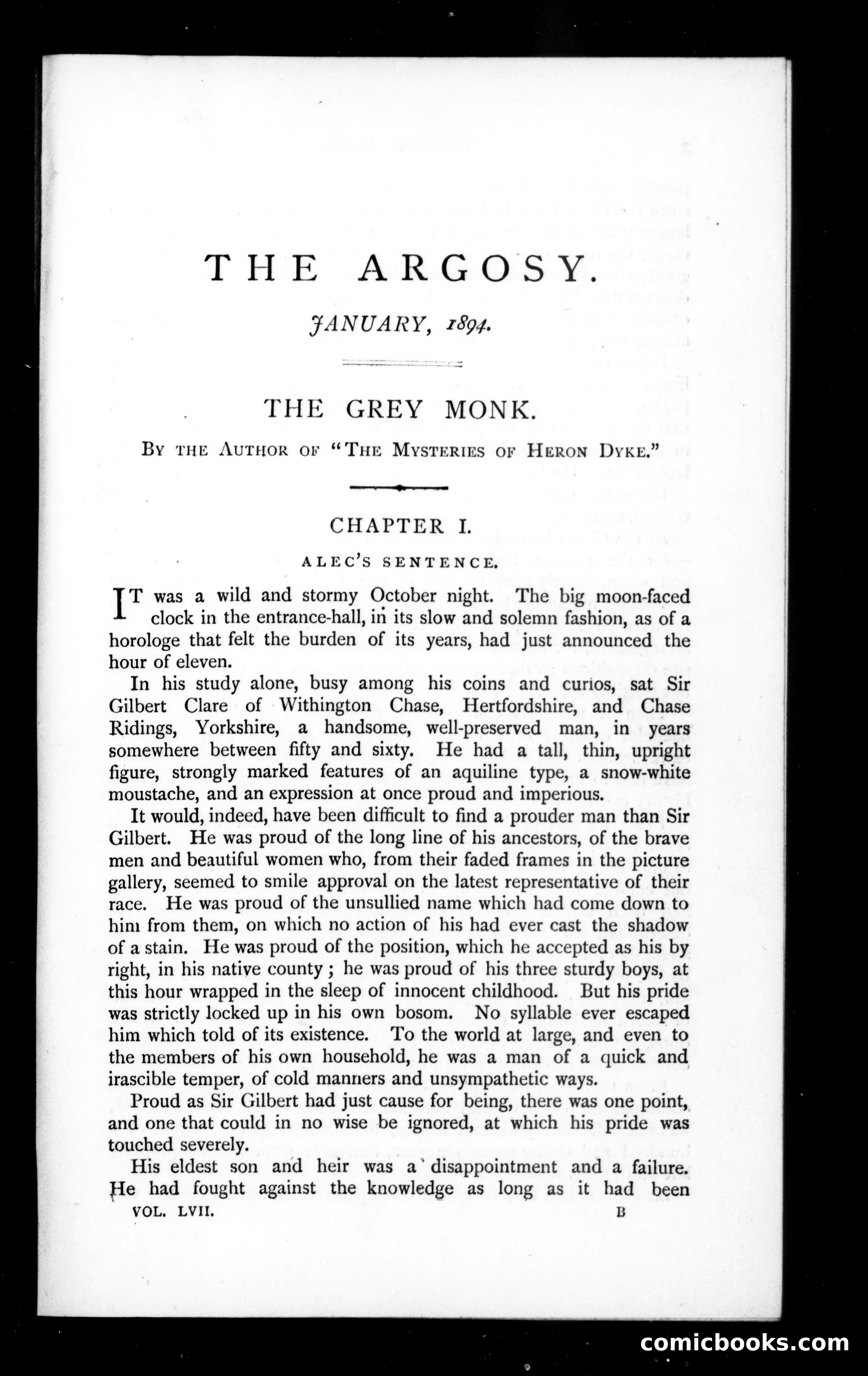 The Argosy, Vol. 57 — page 1 of 90
