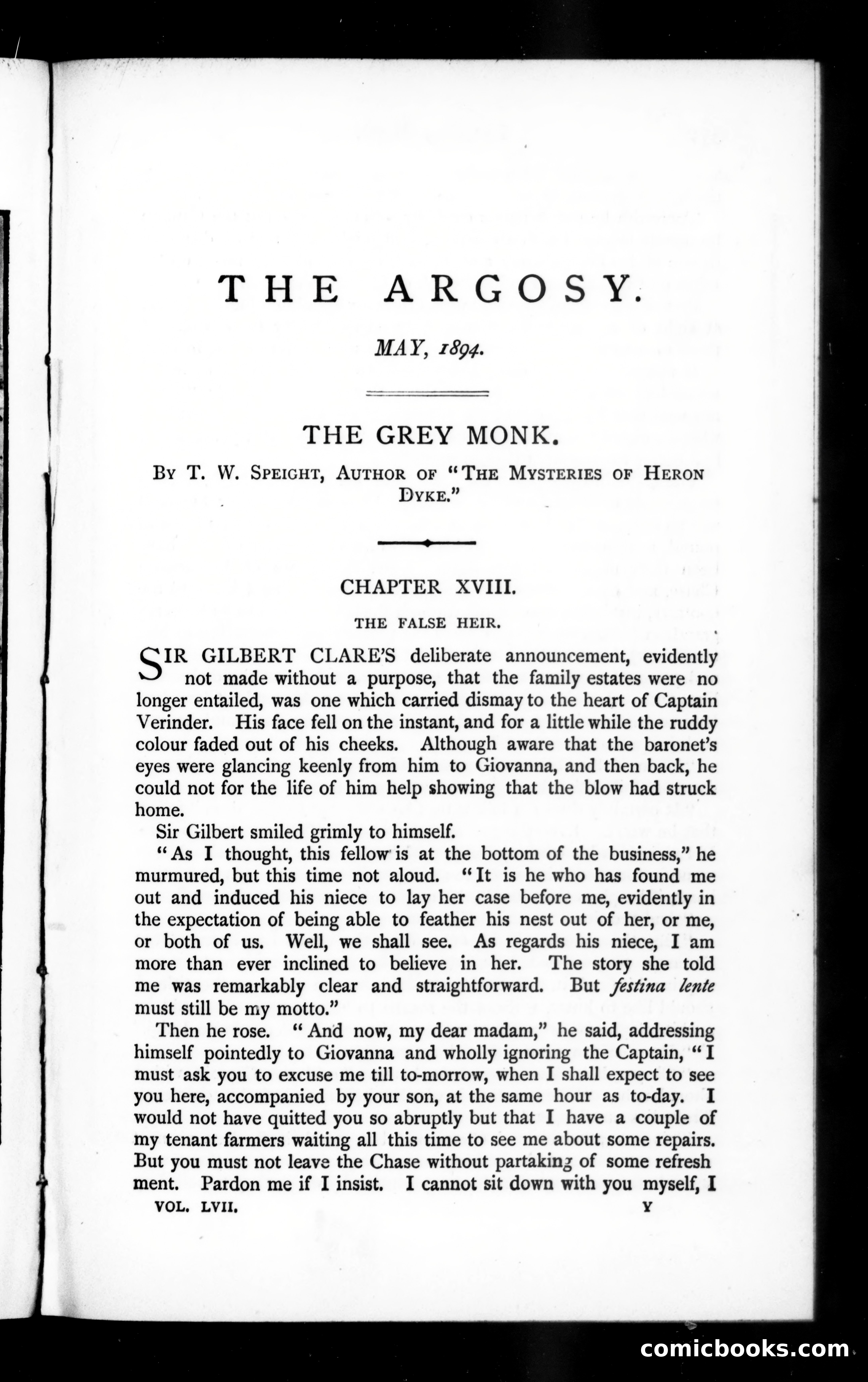 The Argosy, Vol. 57 — page 1 of 90
