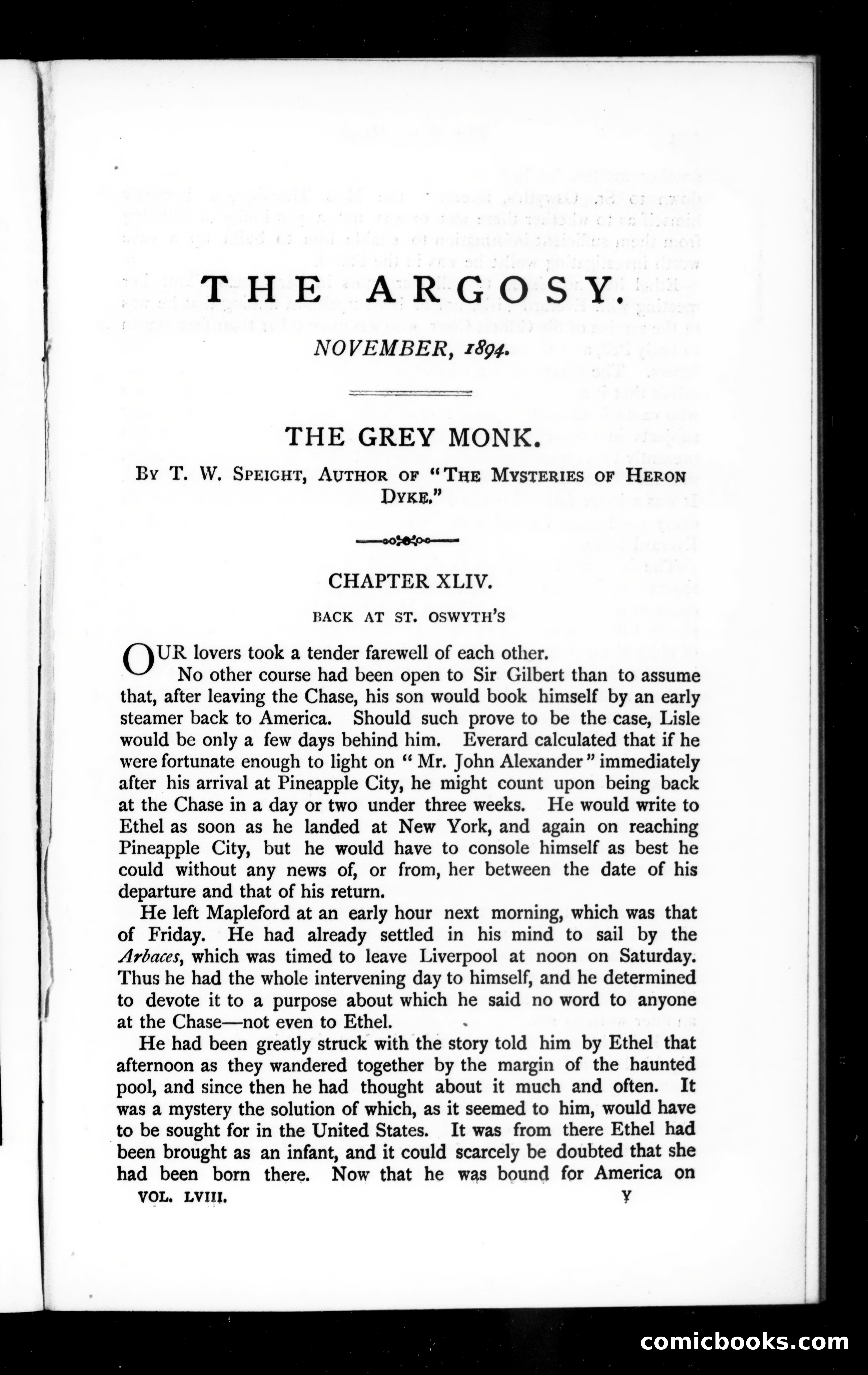 The Argosy, Vol. 58 — page 1 of 90