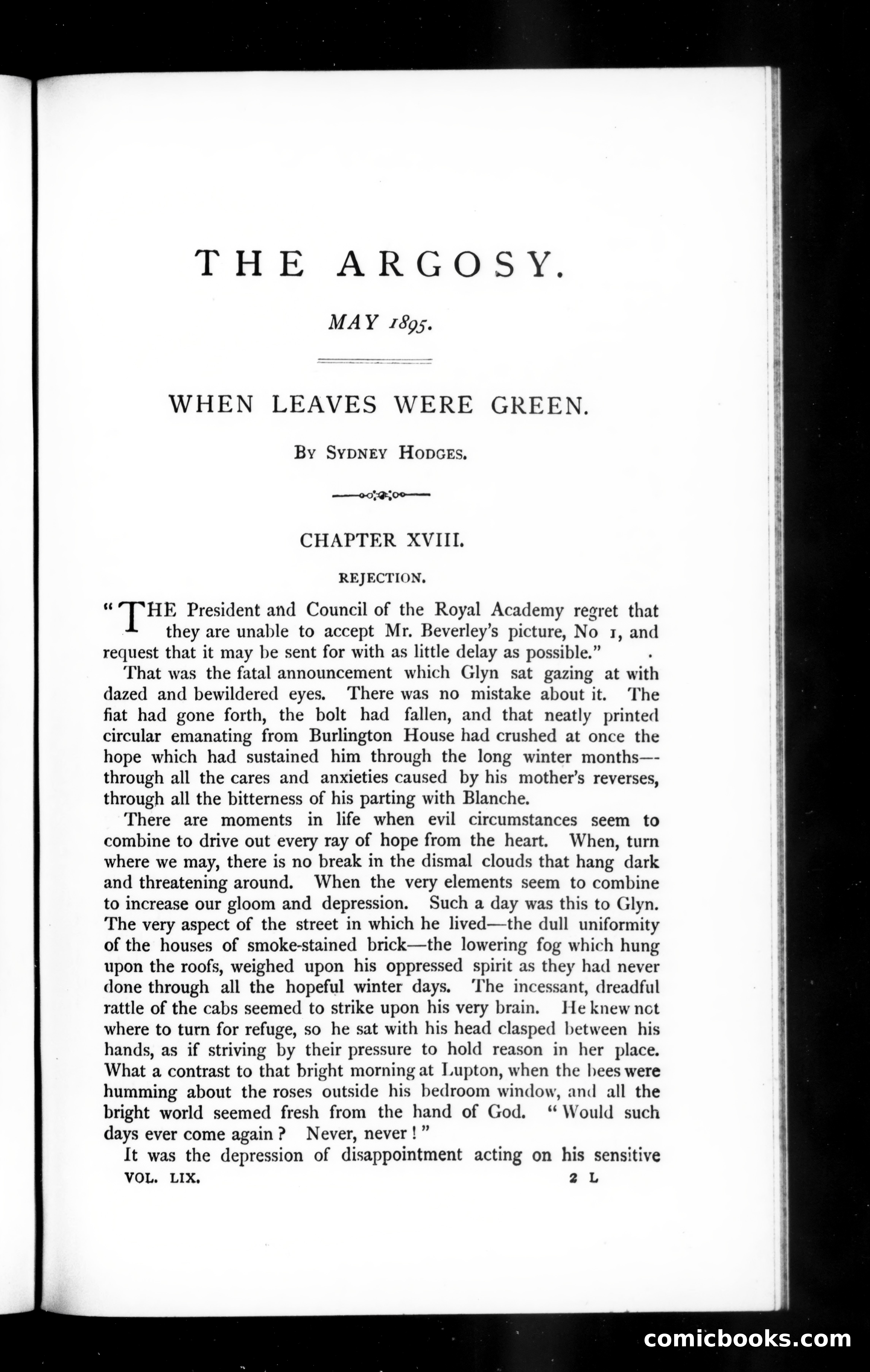 The Argosy, Vol. 59 — page 1 of 132