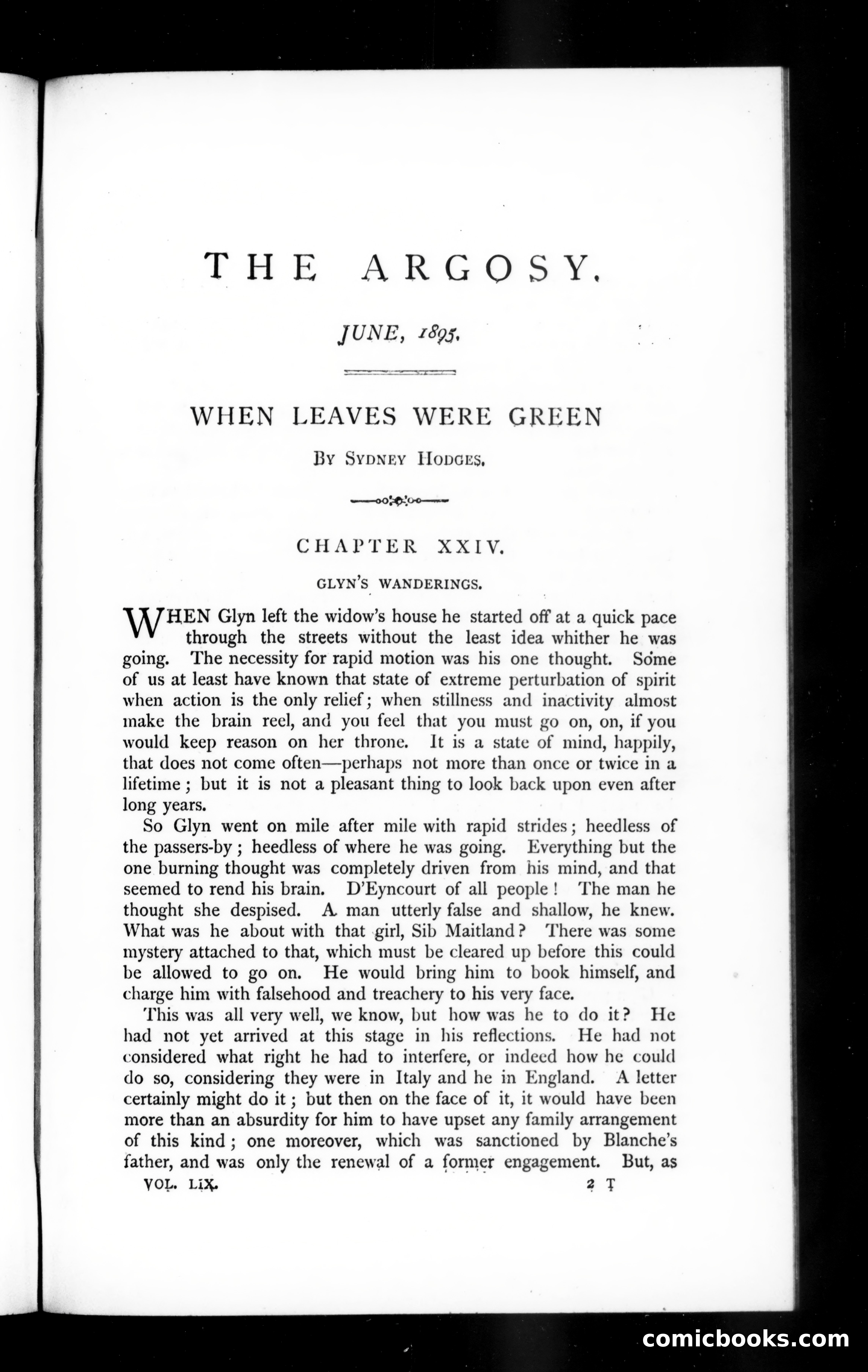 The Argosy, Vol. 59 — page 1 of 129