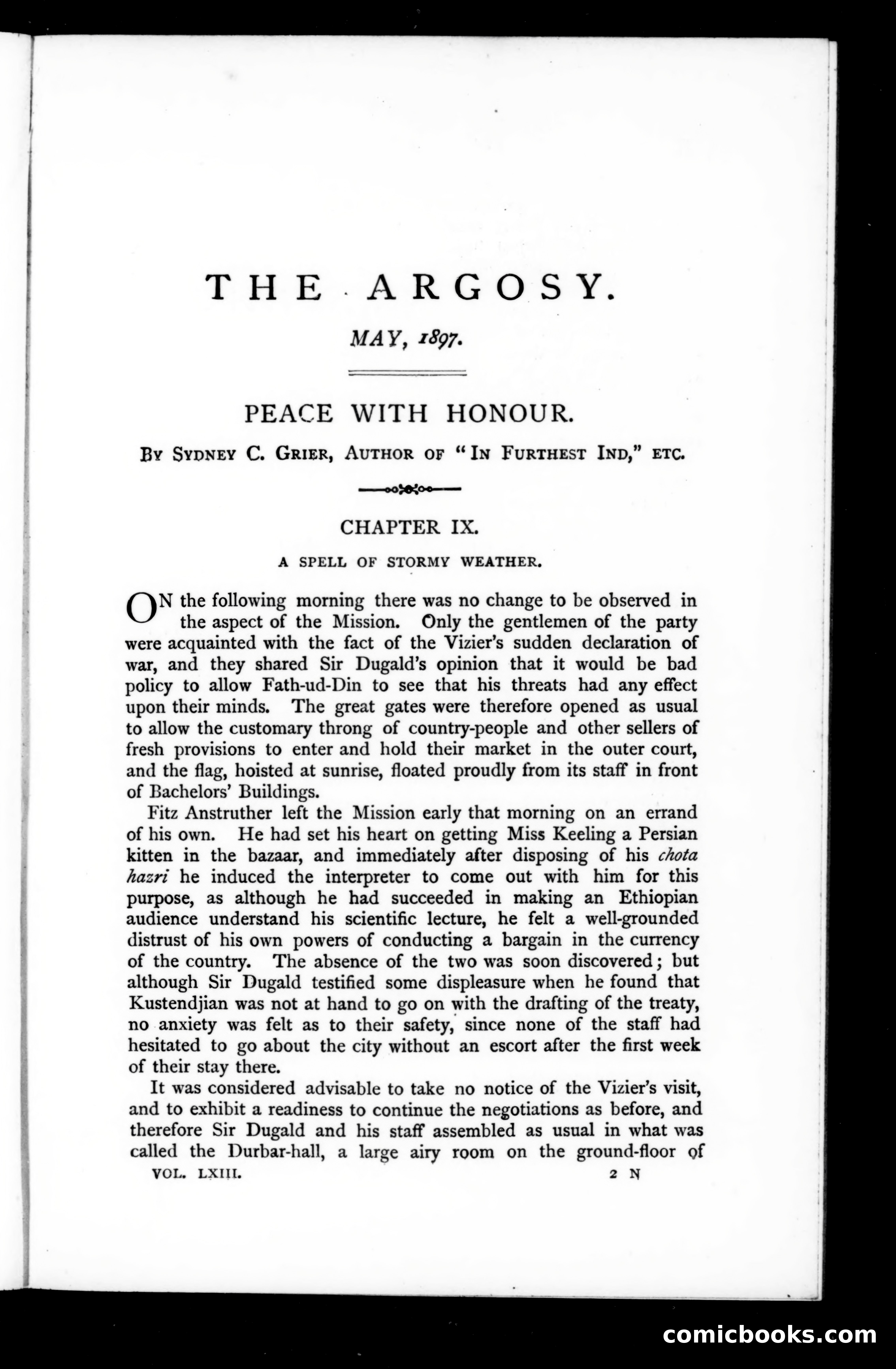 The Argosy, Vol. 63 — page 1 of 129