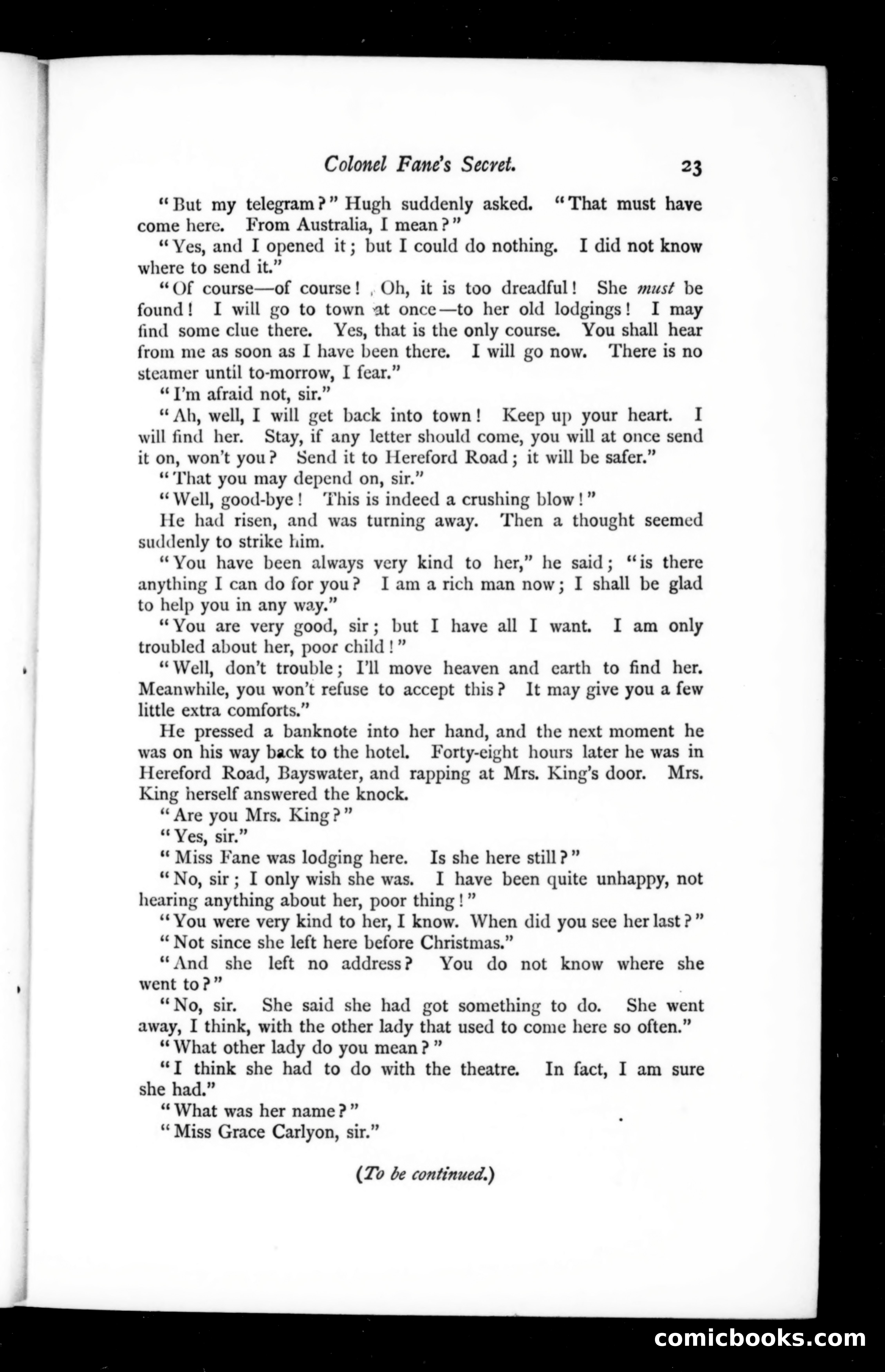 The Argosy, Vol. LXVI — page 23 of 129