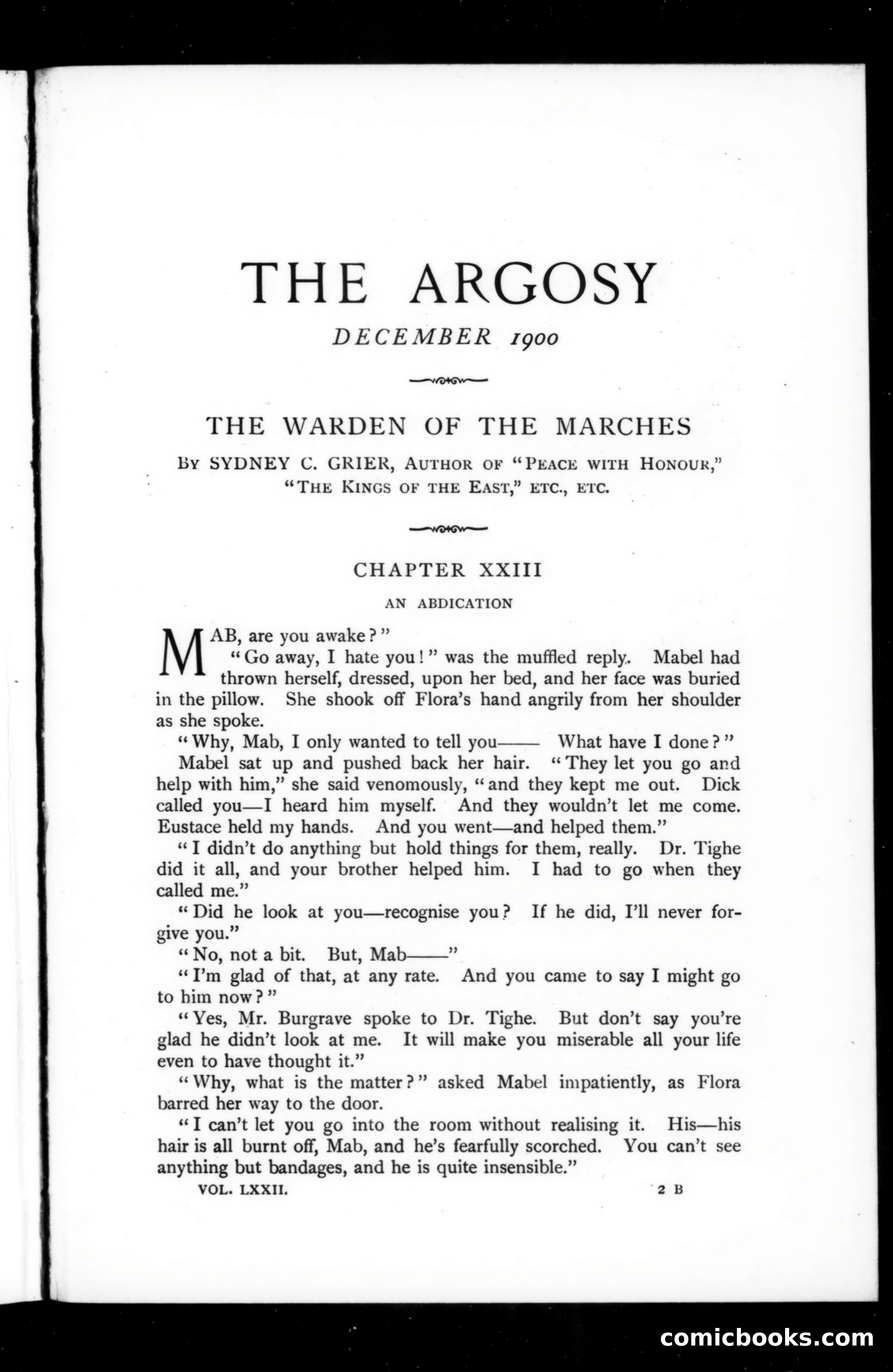 The Argosy, Vol. 72 — page 1 of 117