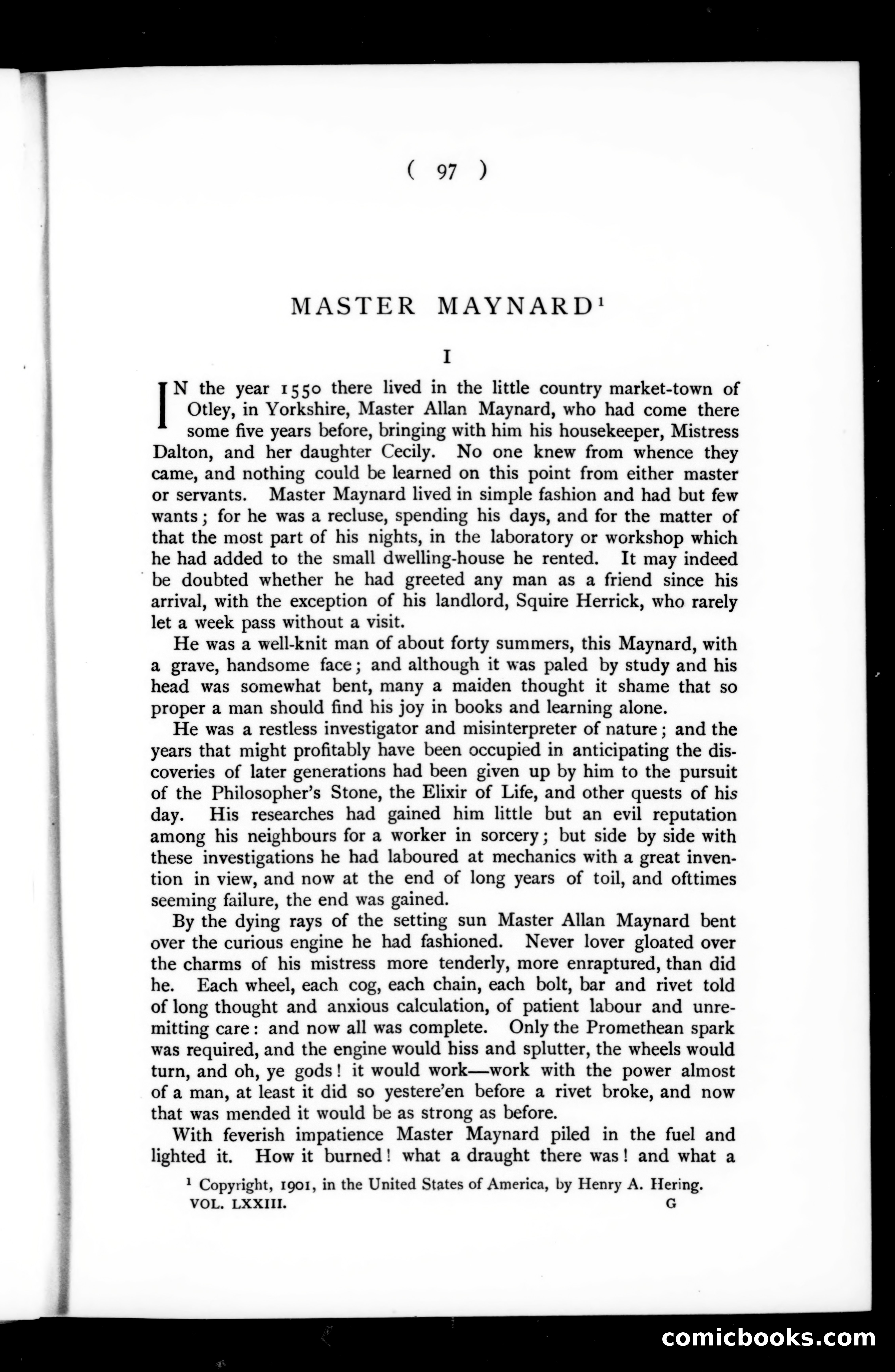 The Argosy, Vol. 73 — page 103 of 127