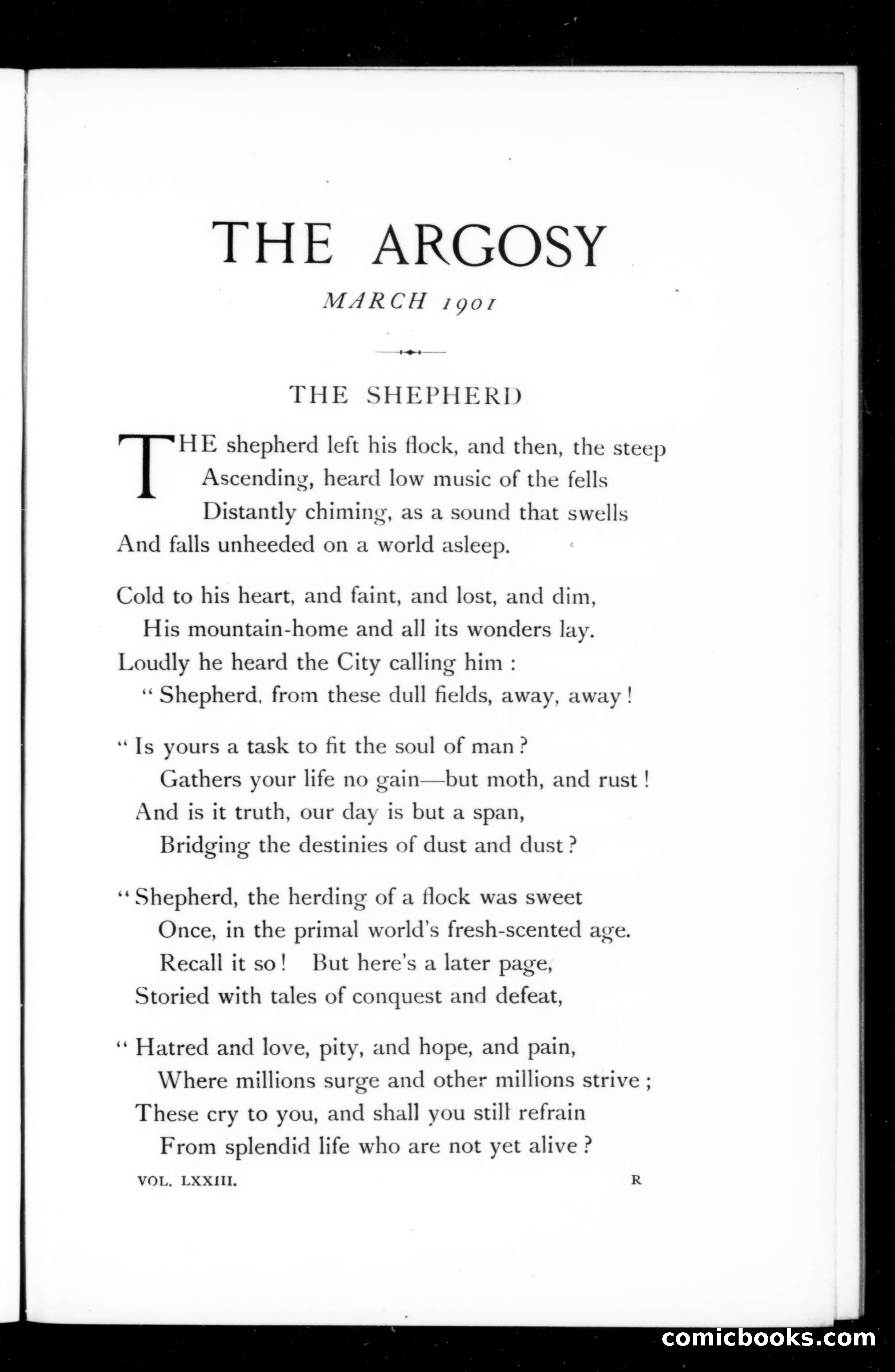 The Argosy, Vol. 73 — page 1 of 137