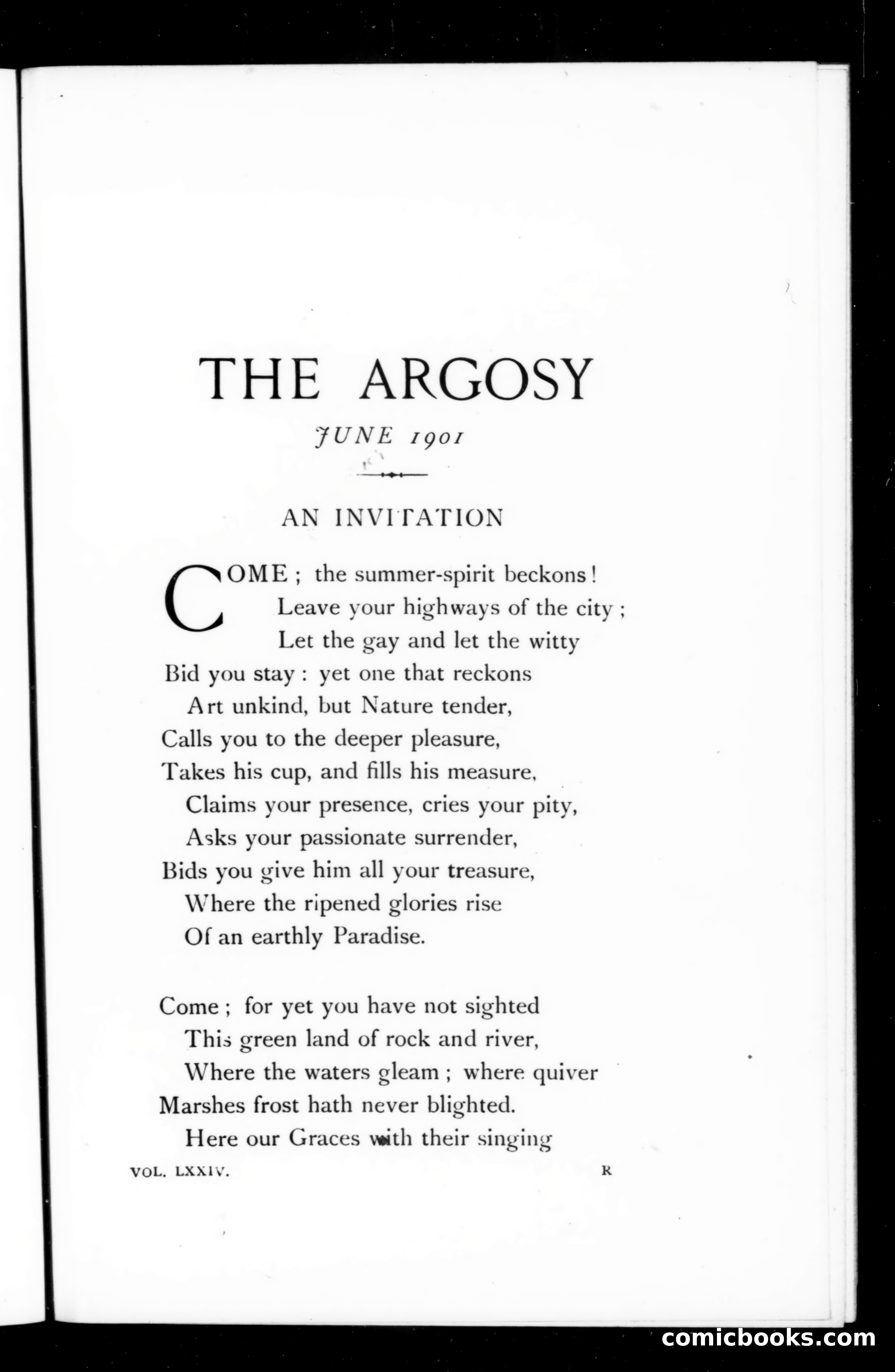 The Argosy, Vol. 74 — page 1 of 117