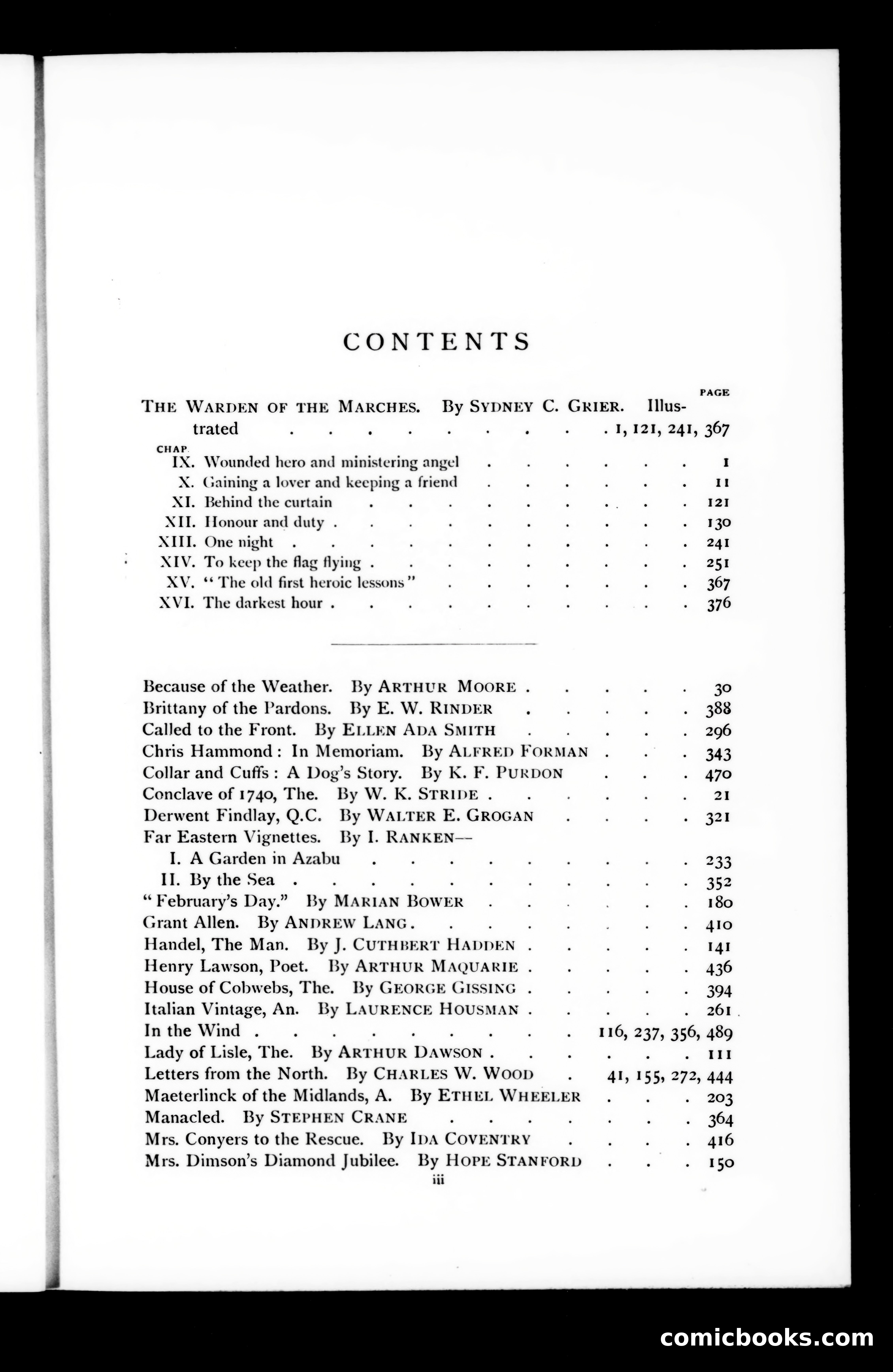 The Argosy, Volume LXXI — page 3 of 4