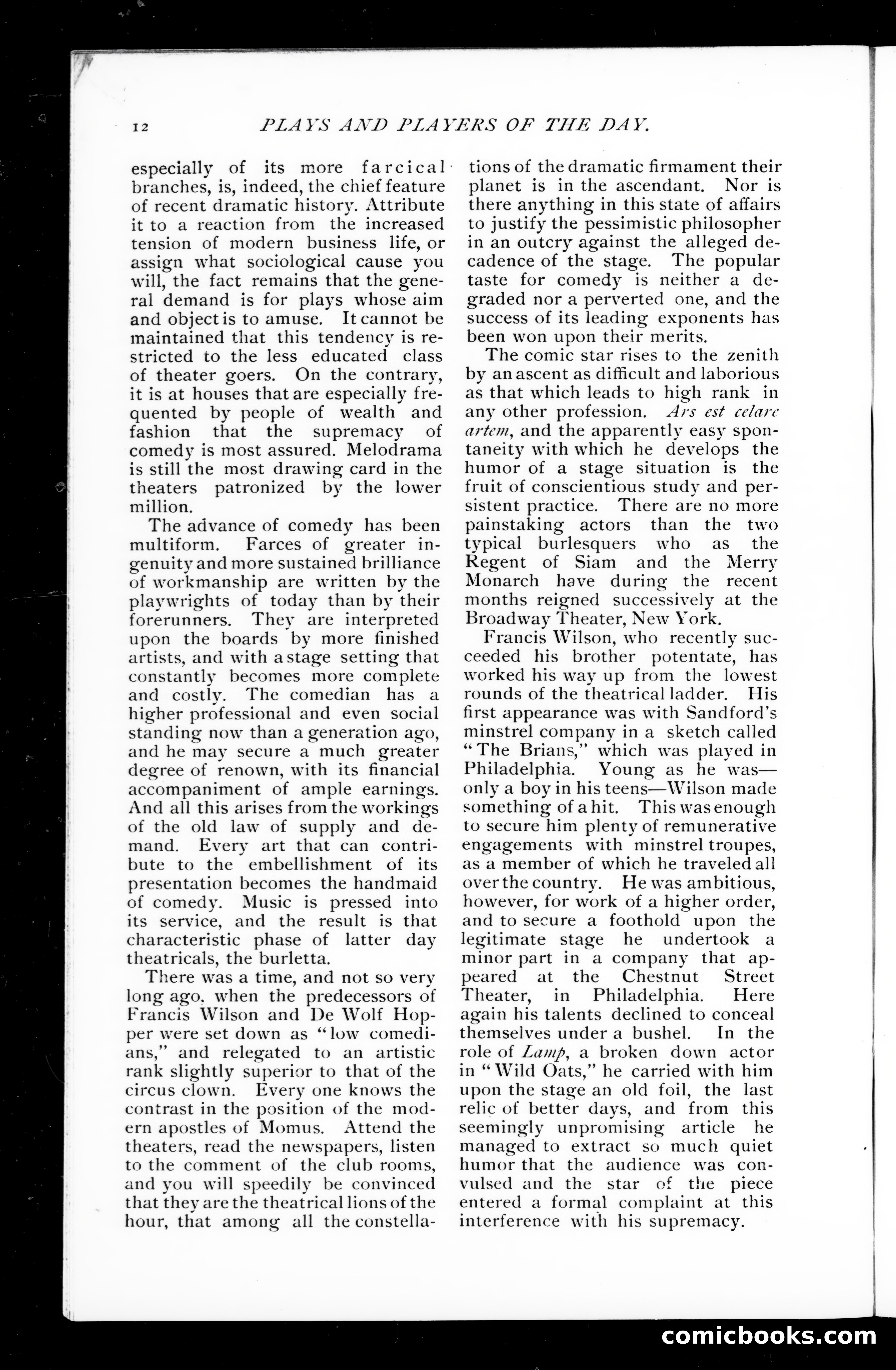 Munsey's Magazine, October 1891 — page 10 of 120