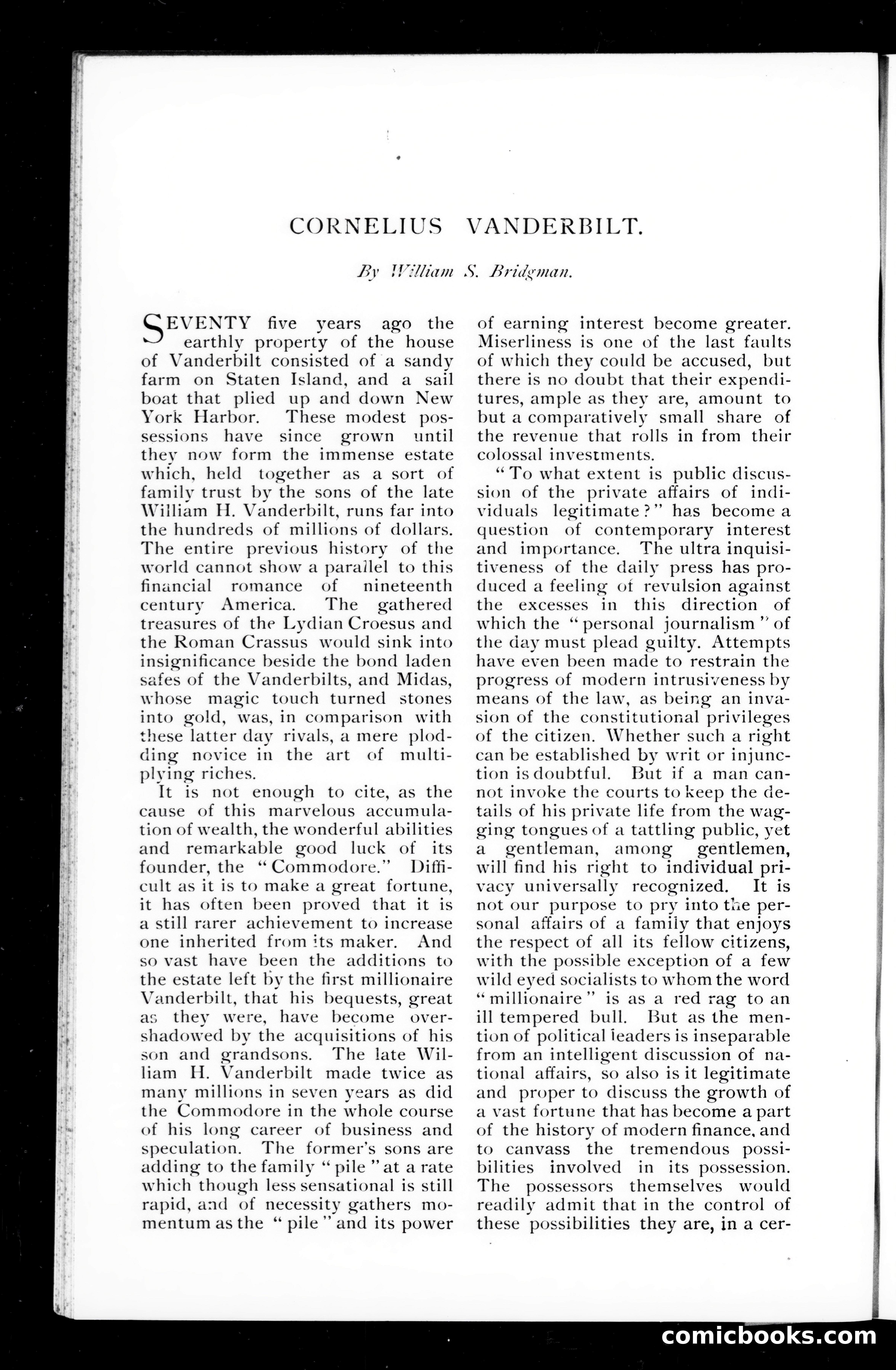 Munsey's Magazine, October 1891 — page 32 of 120