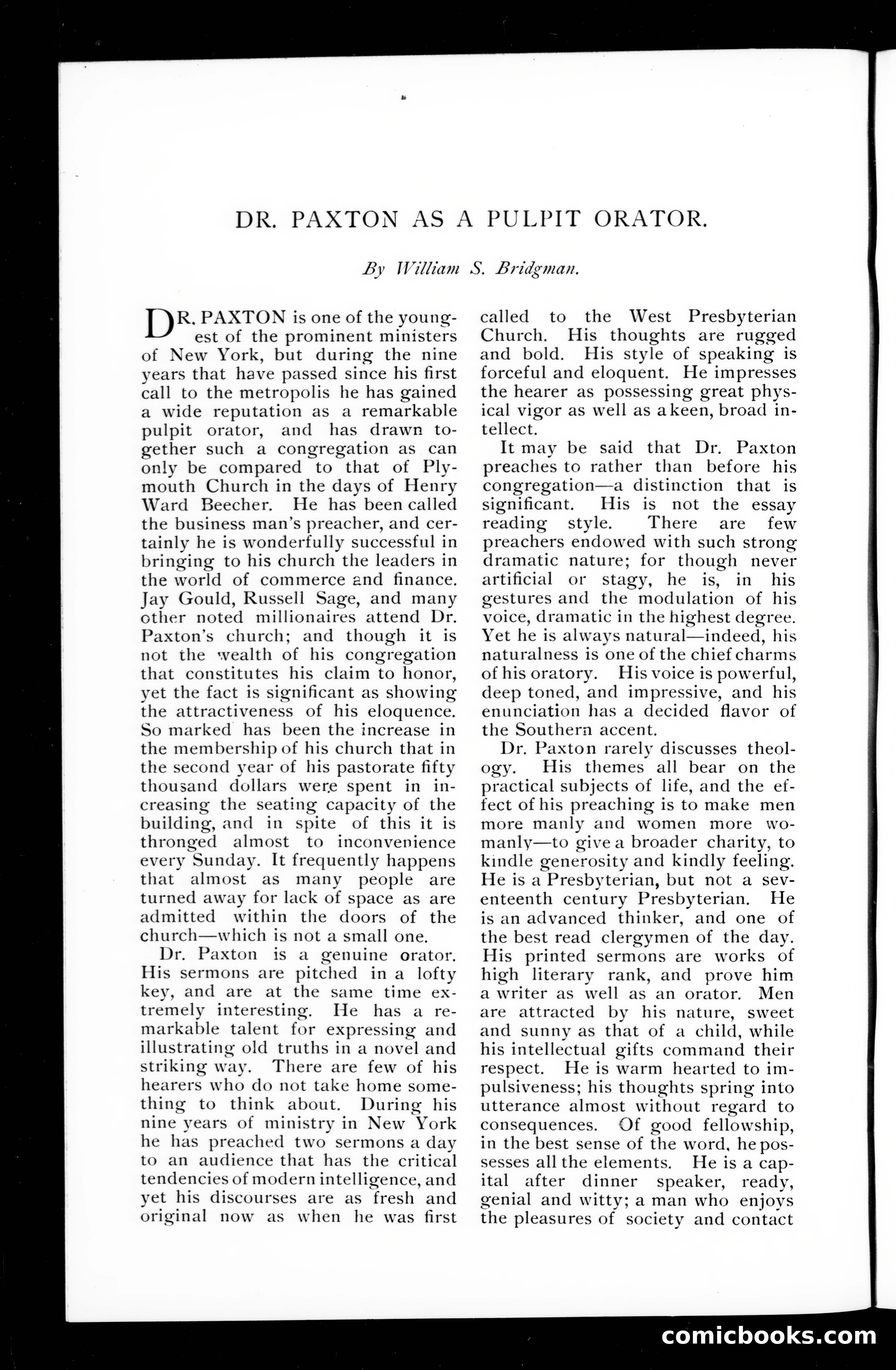 Munsey's Magazine, November 1891 — page 12 of 128