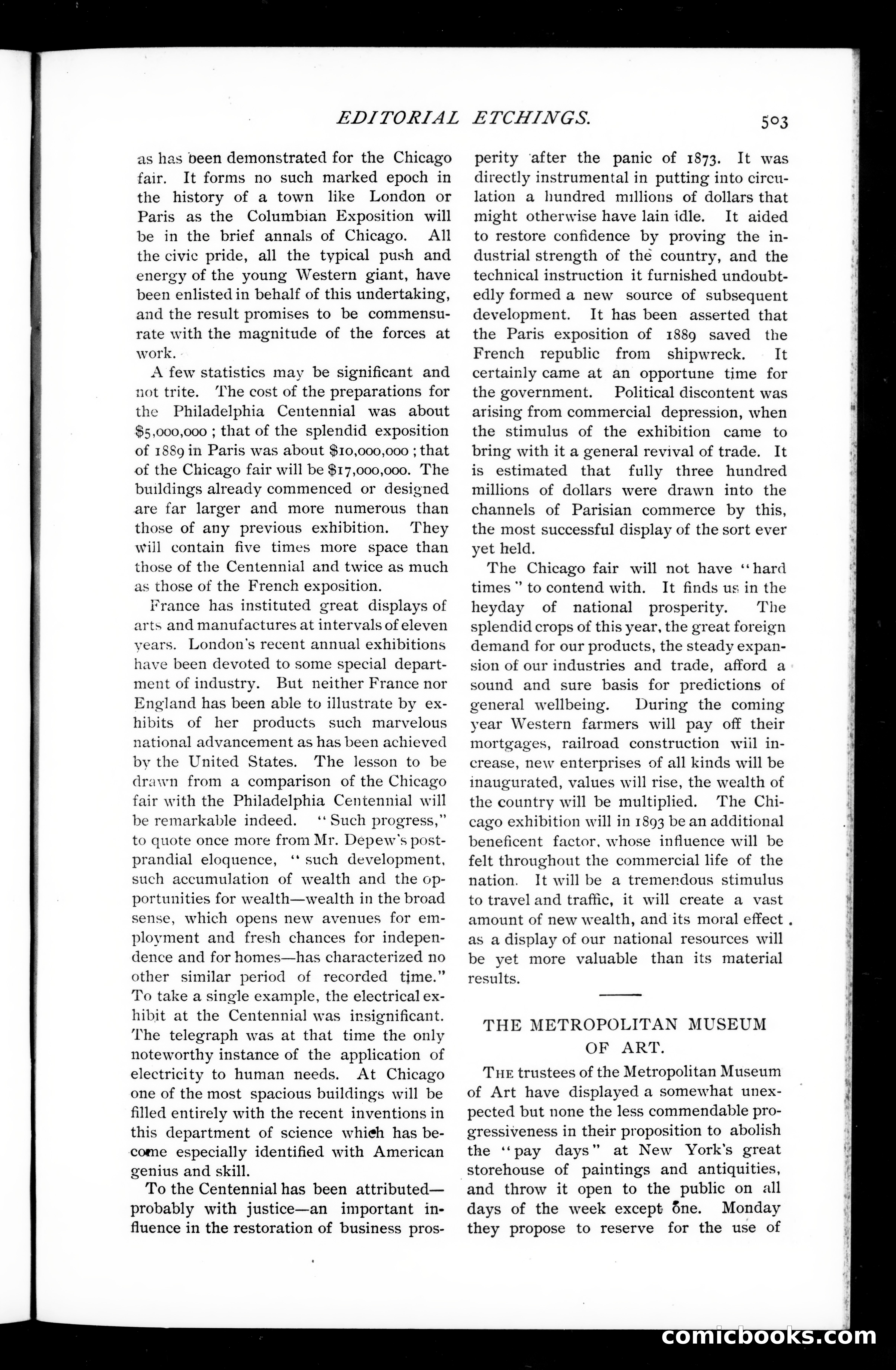 Munsey's Magazine, January 1892 — page 125 of 128