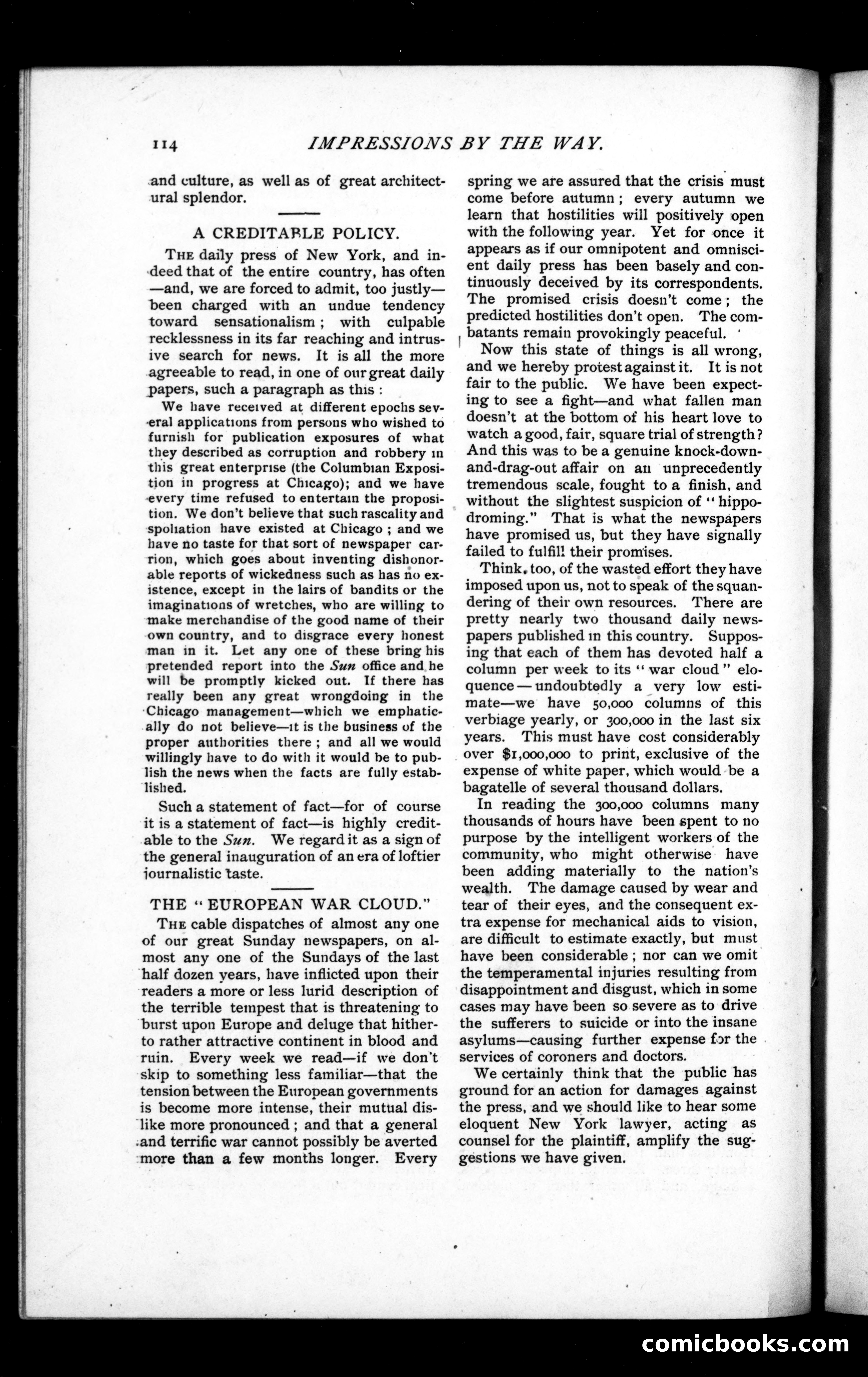 Munsey's Magazine, October 1893 — page 112 of 114