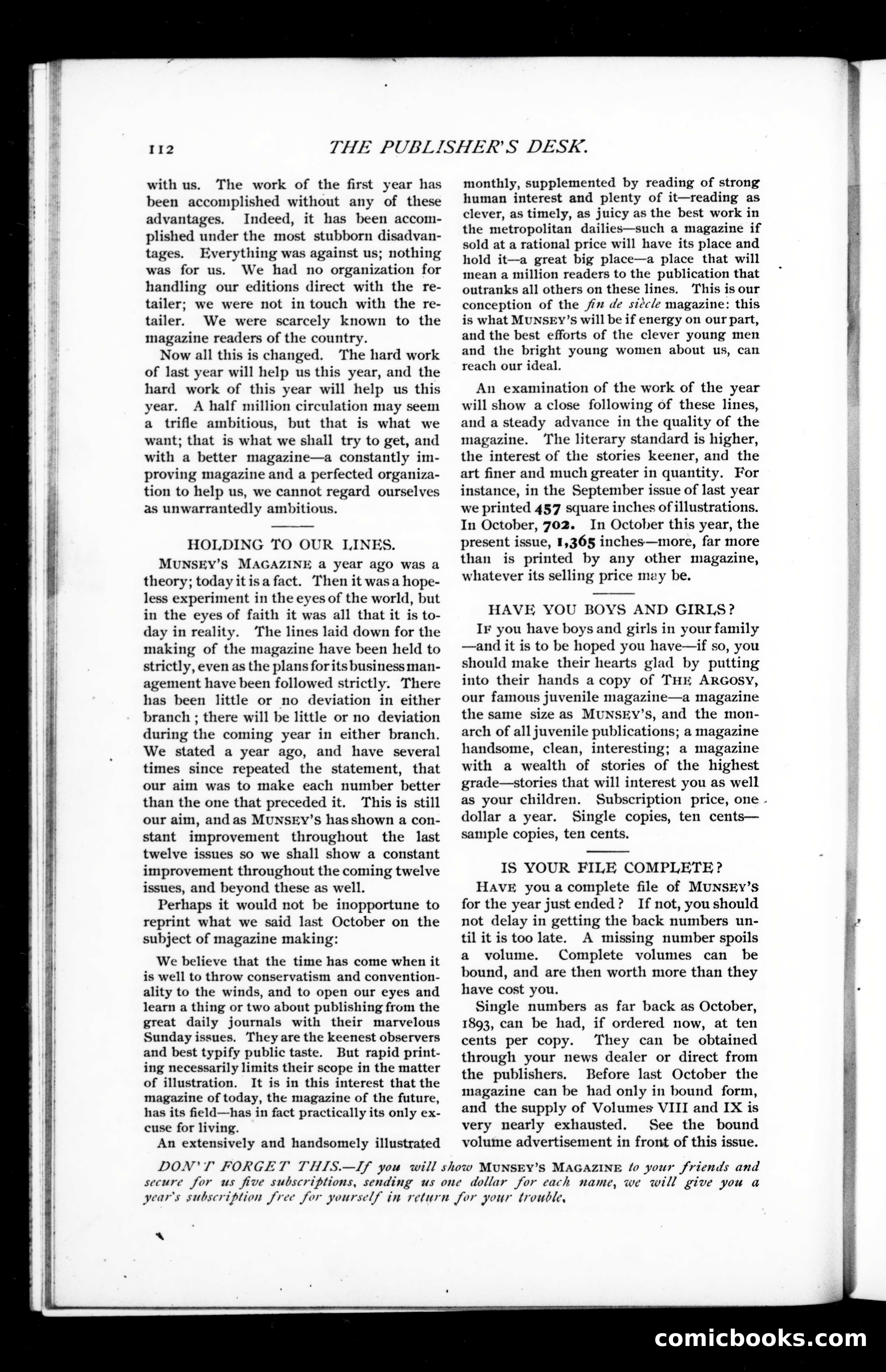 Munsey's Magazine, October 1894 — page 110 of 112