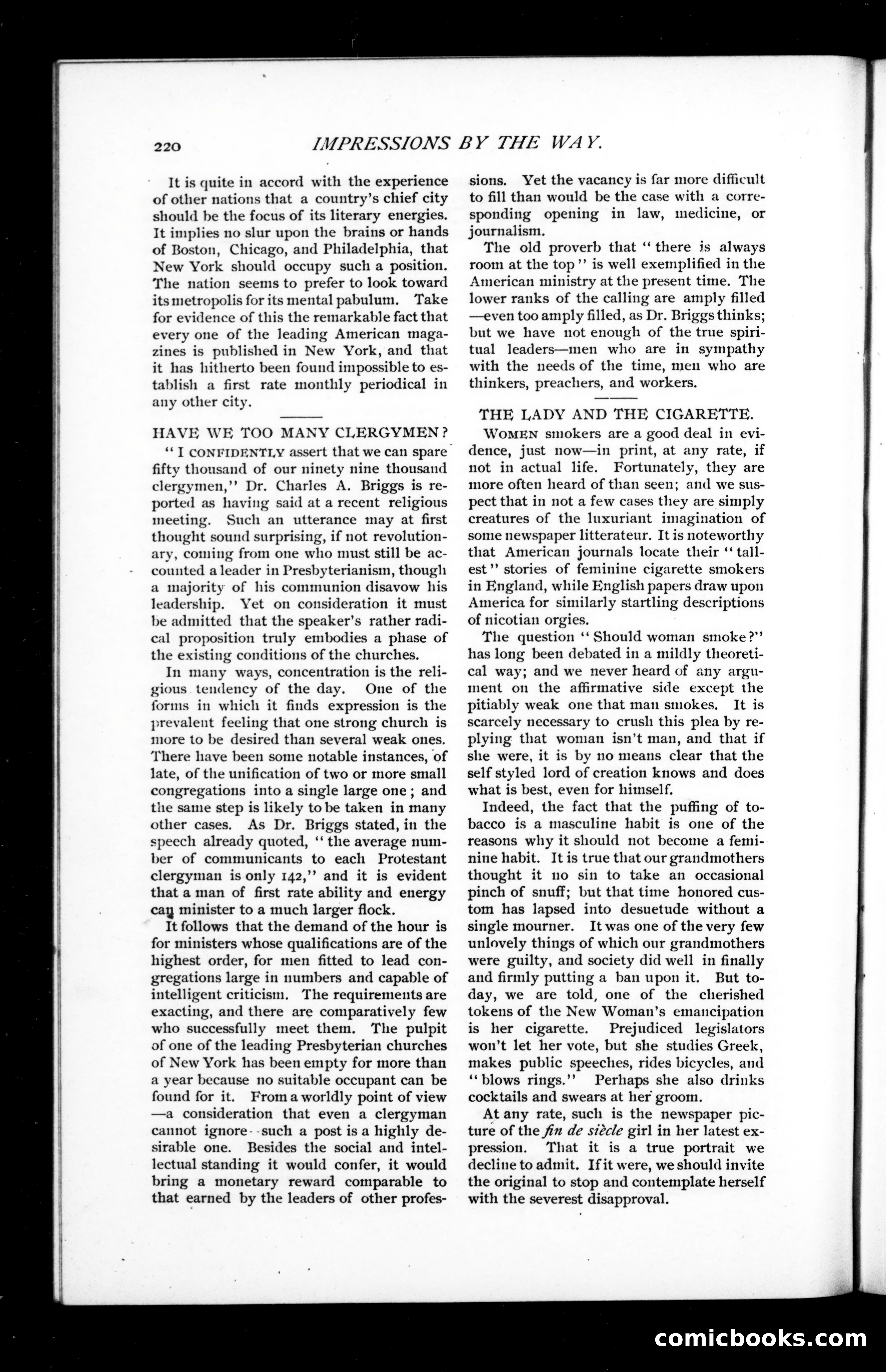 Munsey's Magazine, November 1894 — page 108 of 112