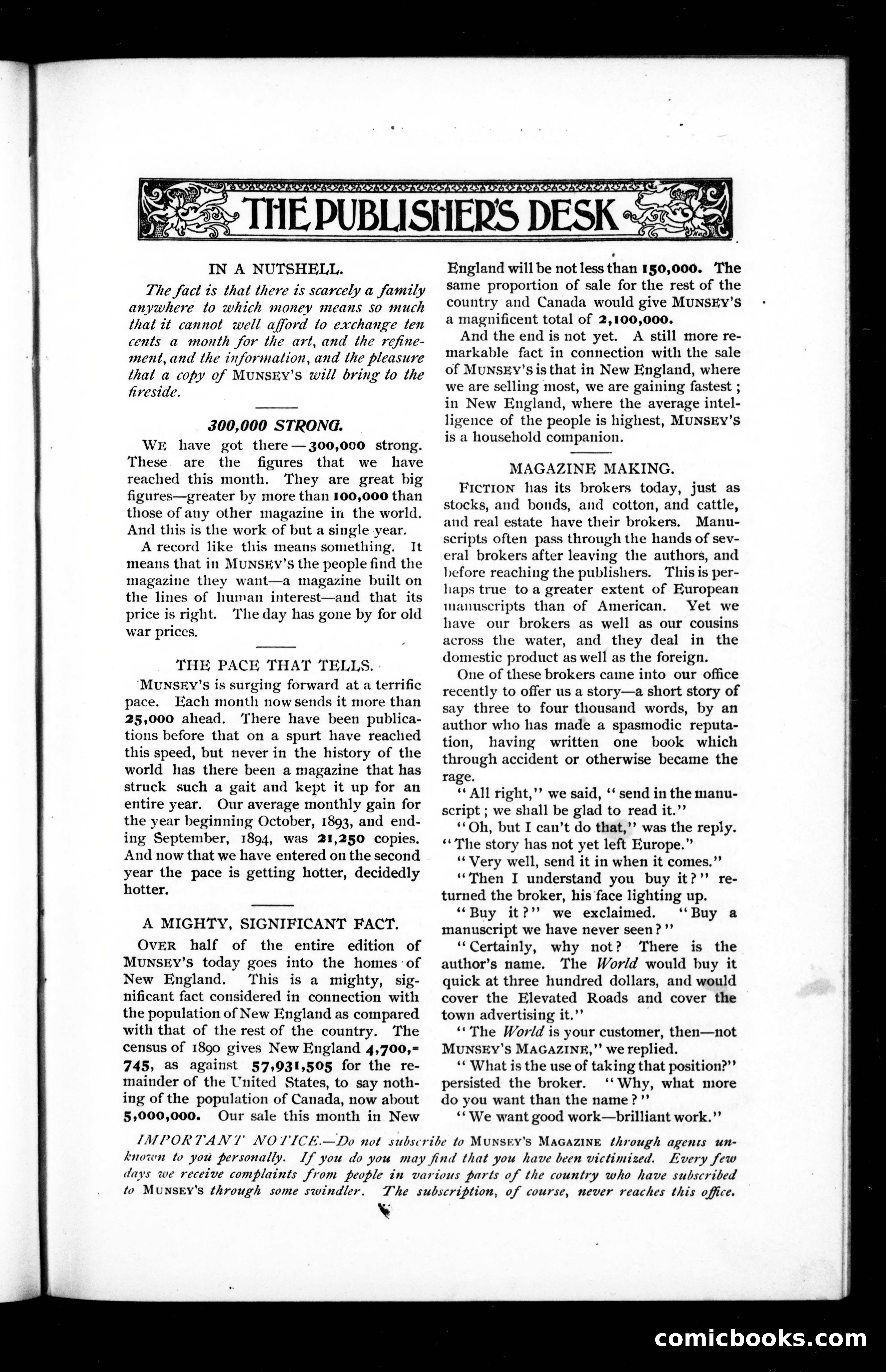 Munsey's Magazine, November 1894 — page 109 of 112