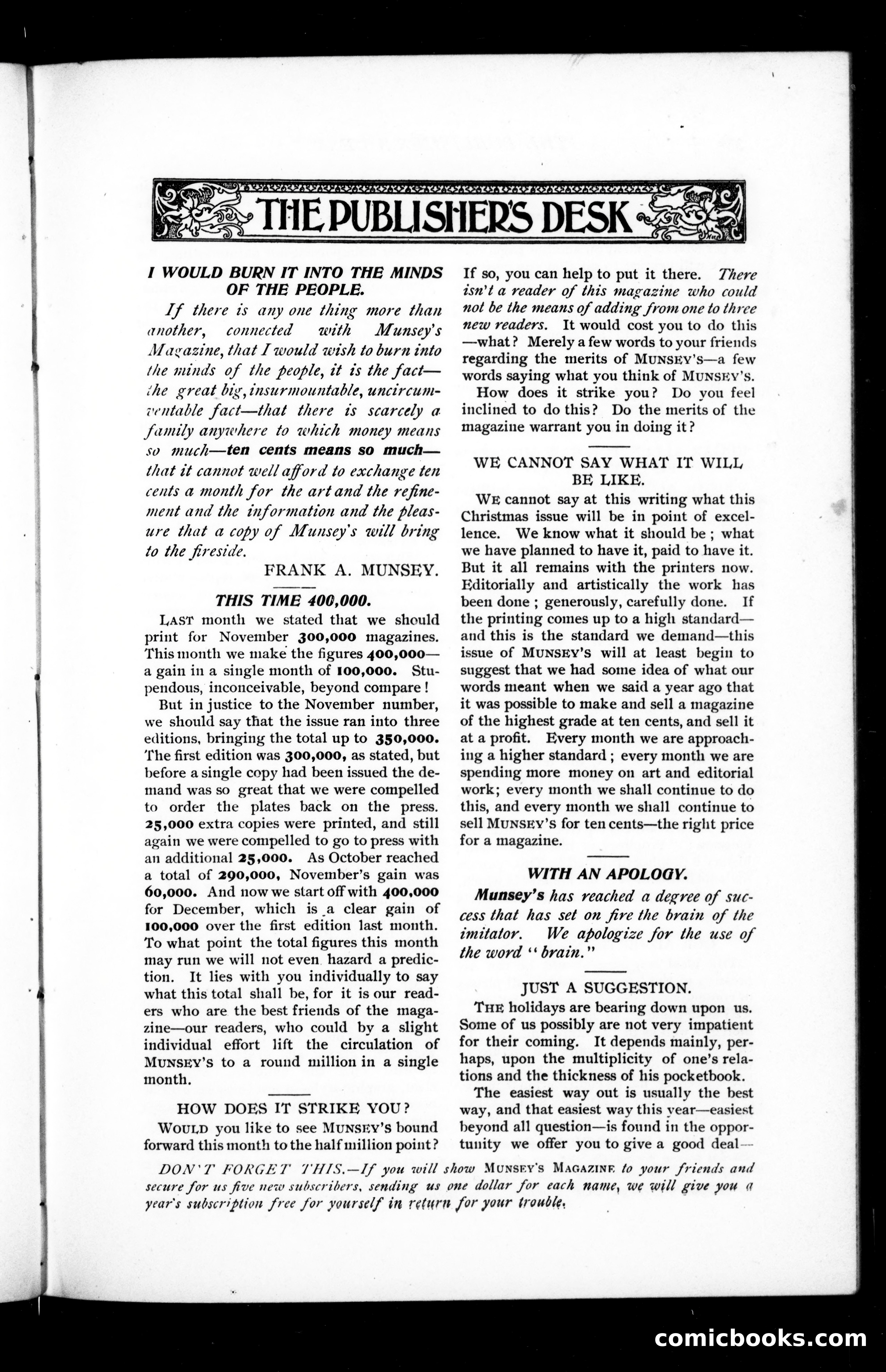 Munsey's Magazine, December 1894 — page 109 of 112