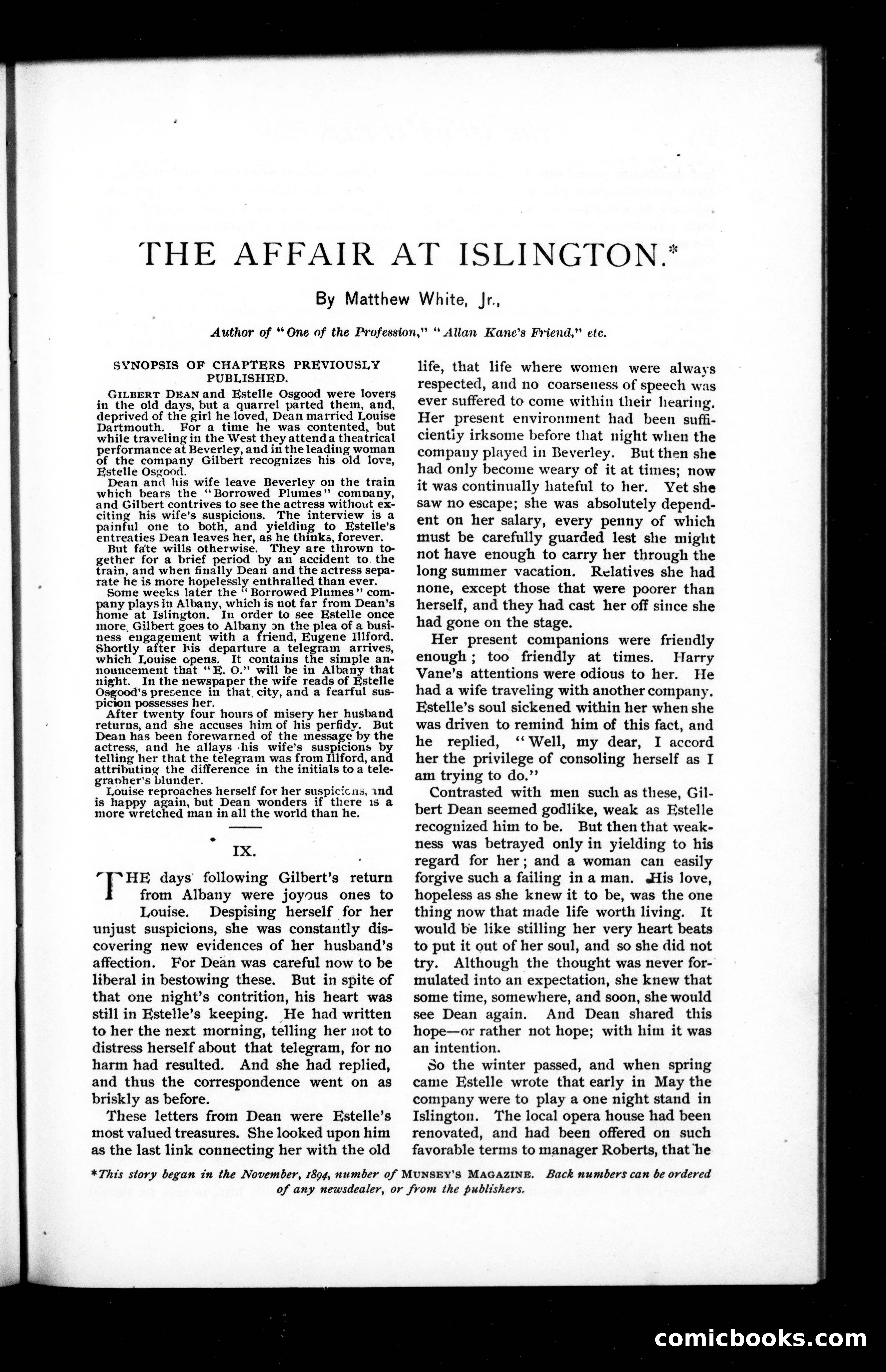 Munsey's Magazine, Vol. XII, No. 4 — page 49 of 112