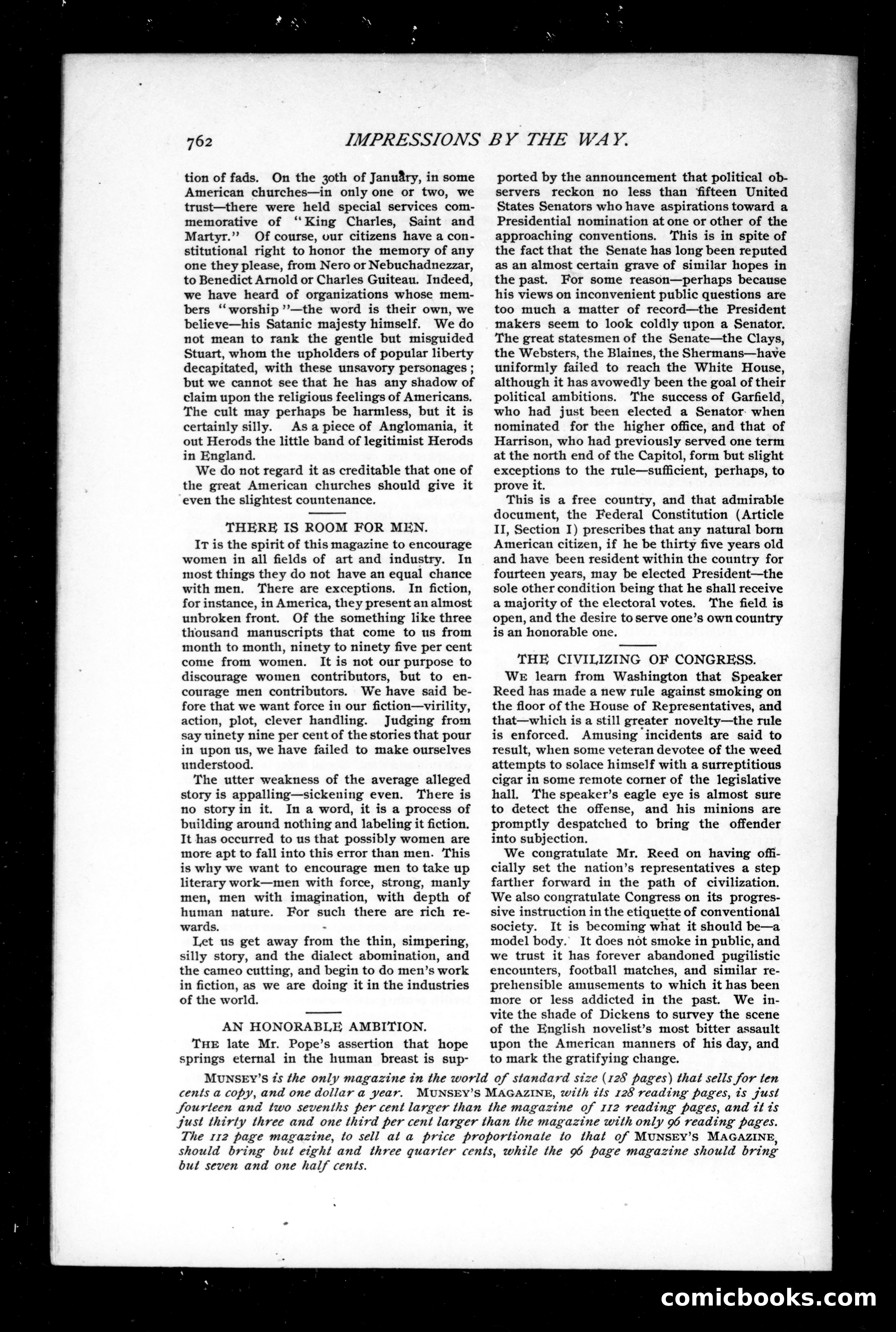 Munsey's Magazine, March 1896 — page 122 of 123