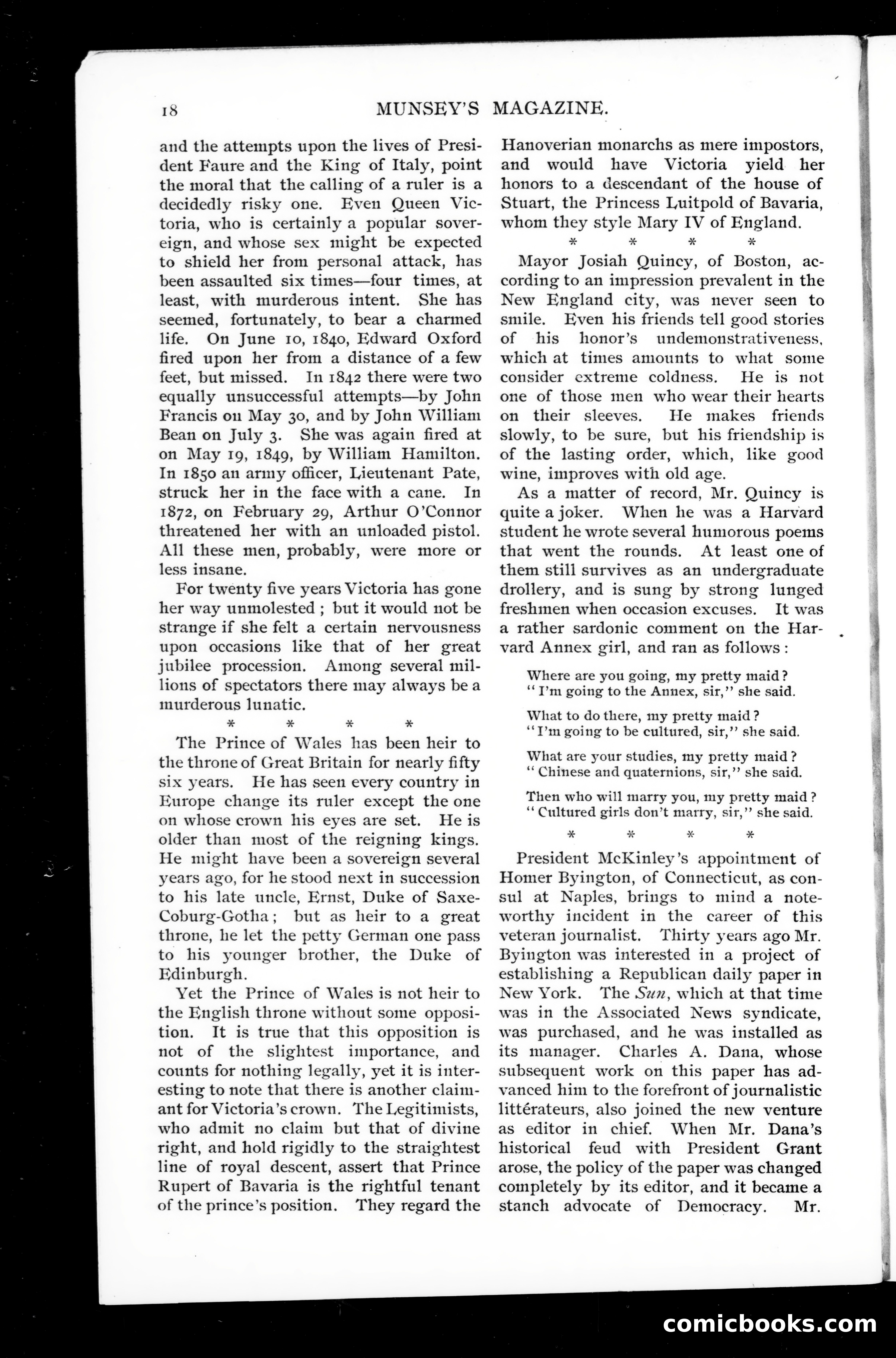 Munsey's Magazine, October 1897 — page 20 of 162