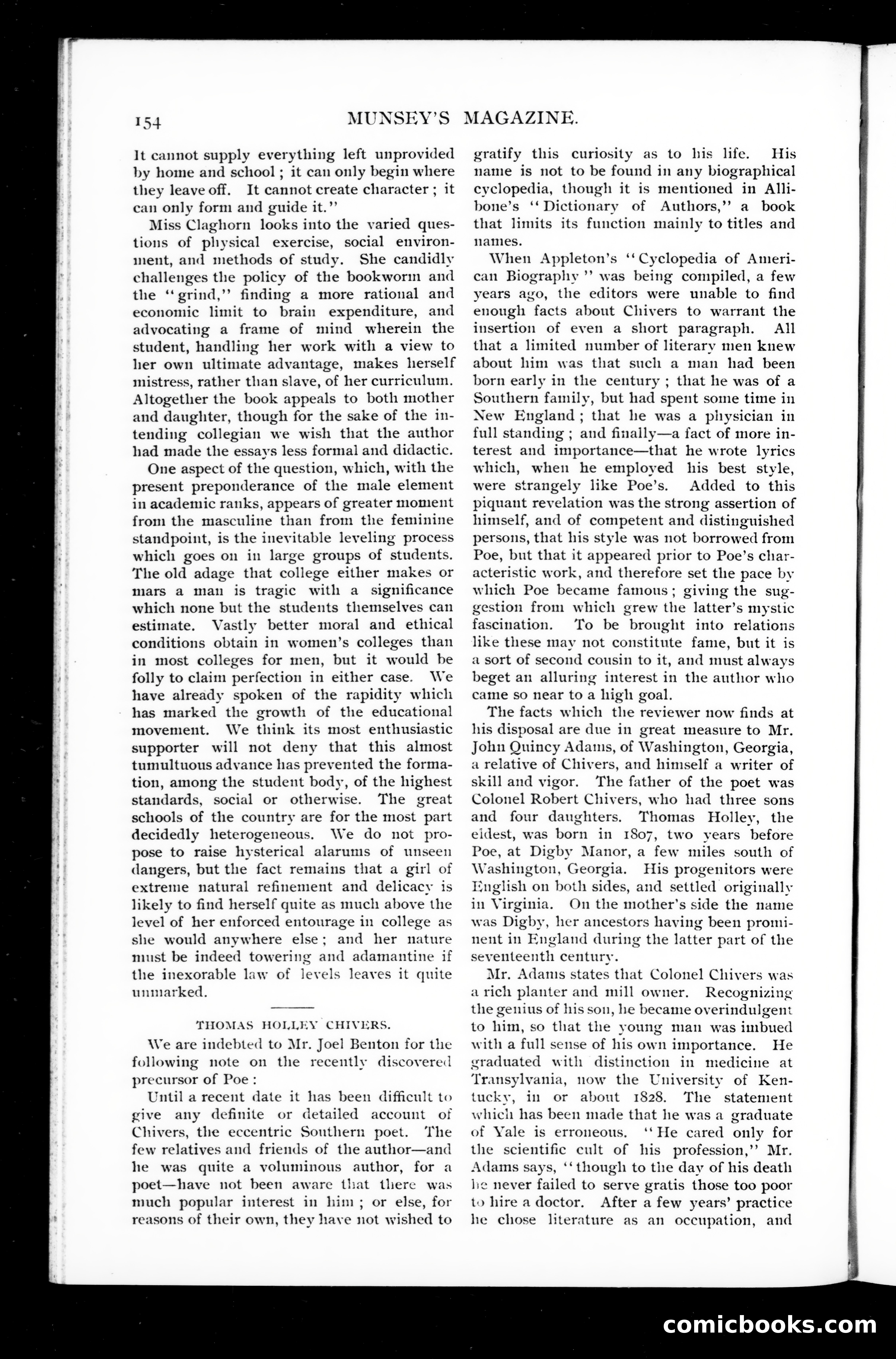 Munsey's Magazine, October 1897 — page 156 of 162