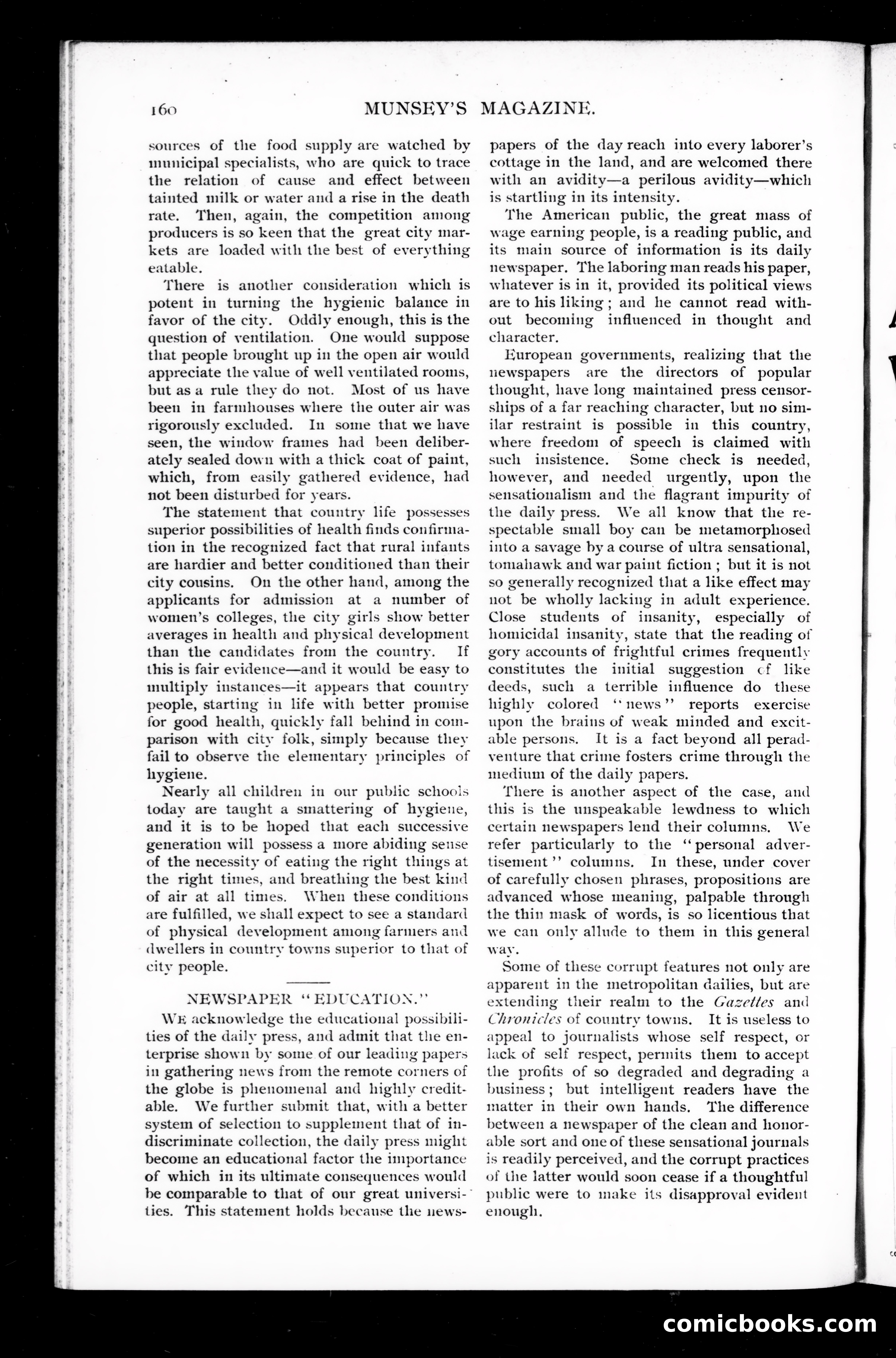 Munsey's Magazine, October 1897 — page 162 of 162