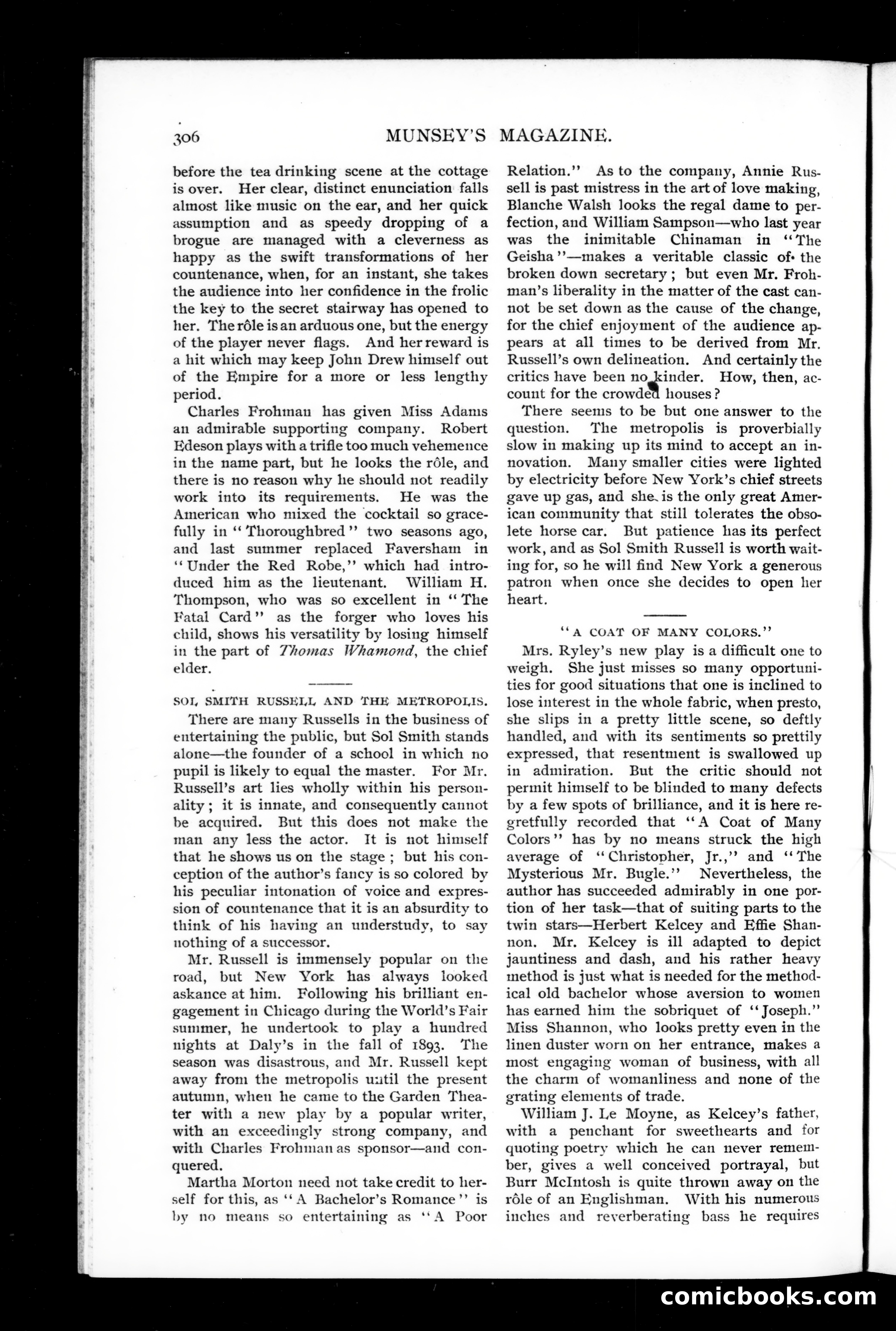 Munsey's Magazine, Vol. XVIII, No. 2 — page 148 of 162