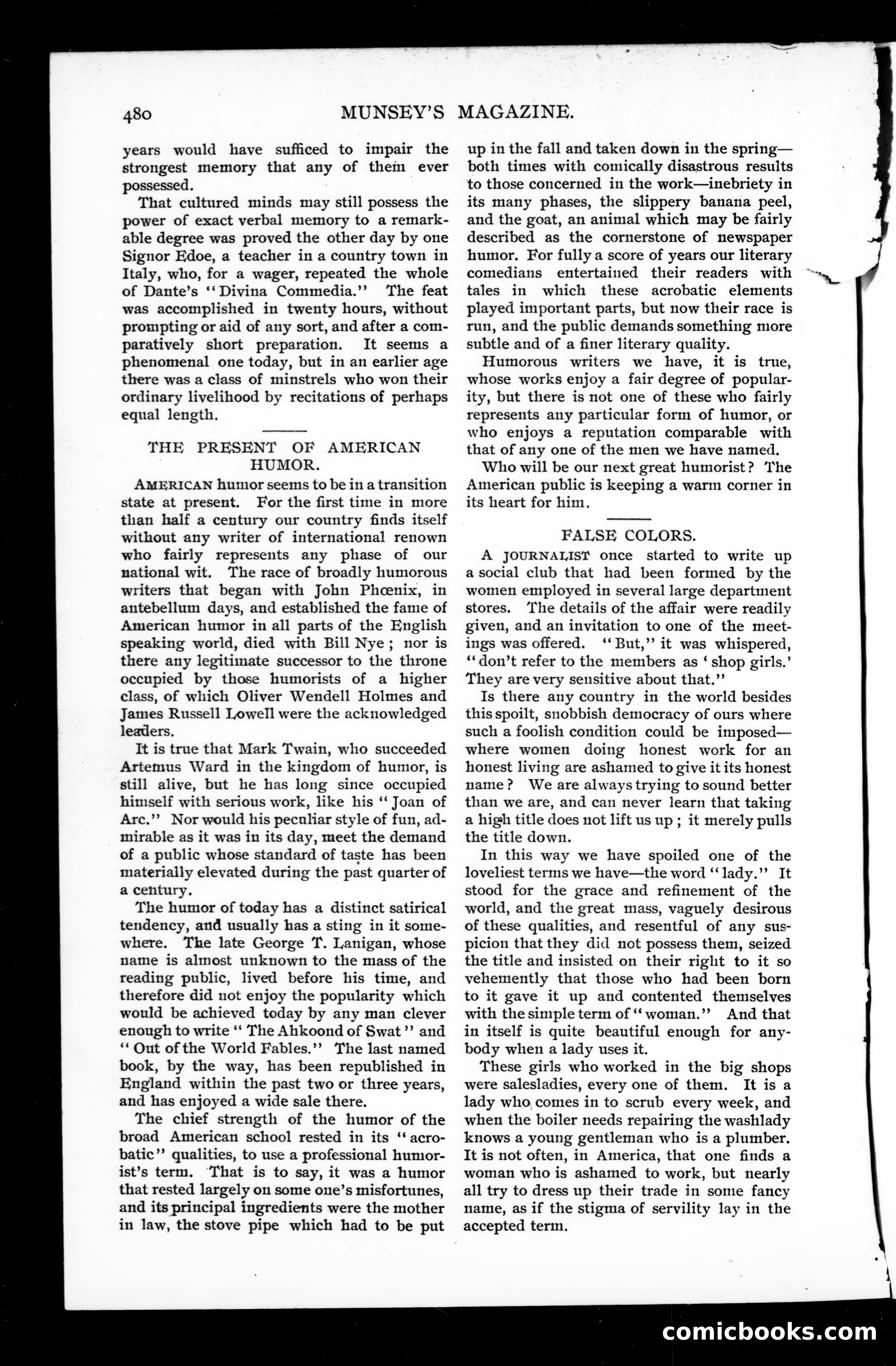 Munsey's Magazine, December 1897 — page 162 of 164