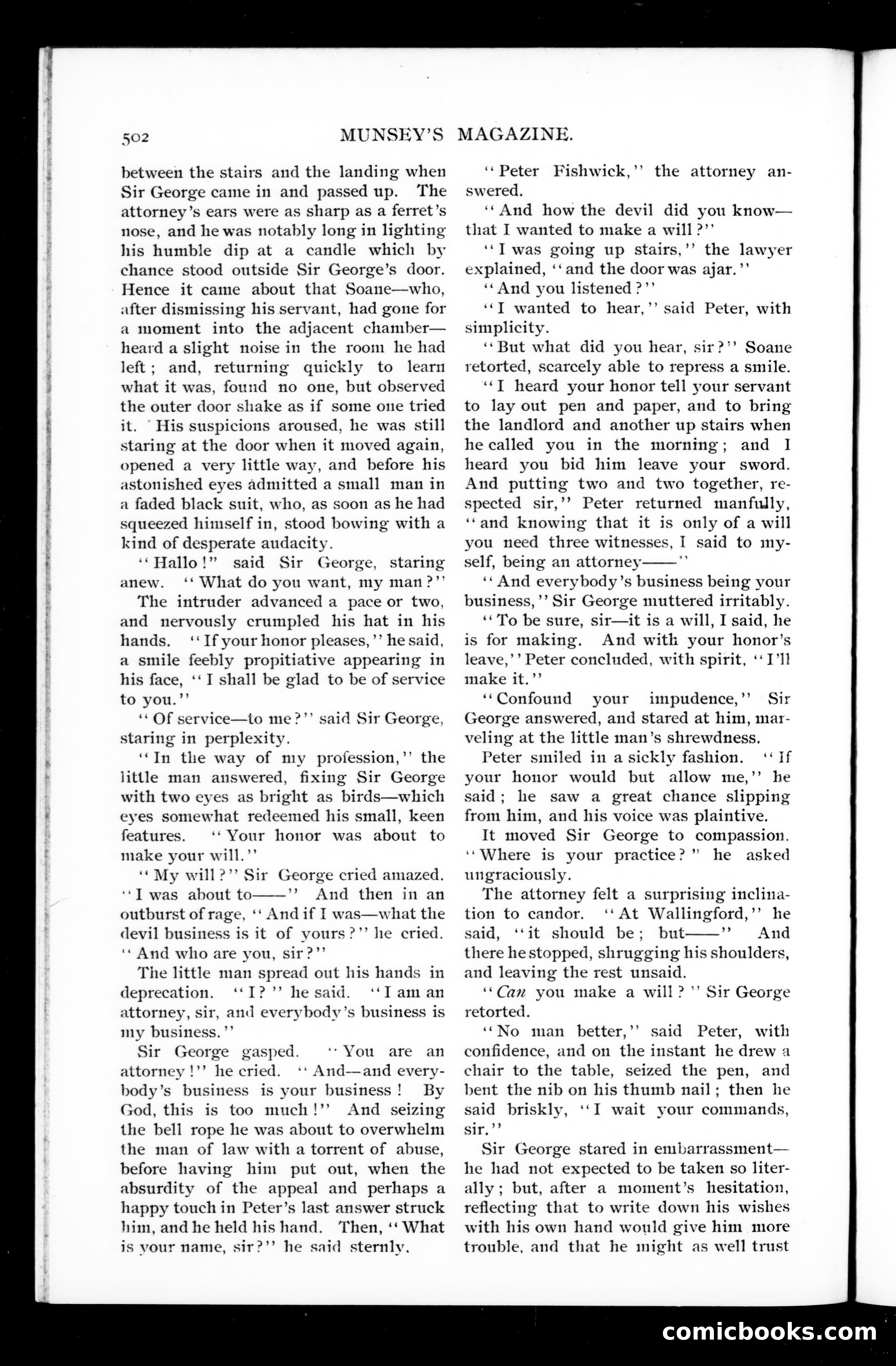 Munsey's Magazine, January 1898 — page 20 of 160