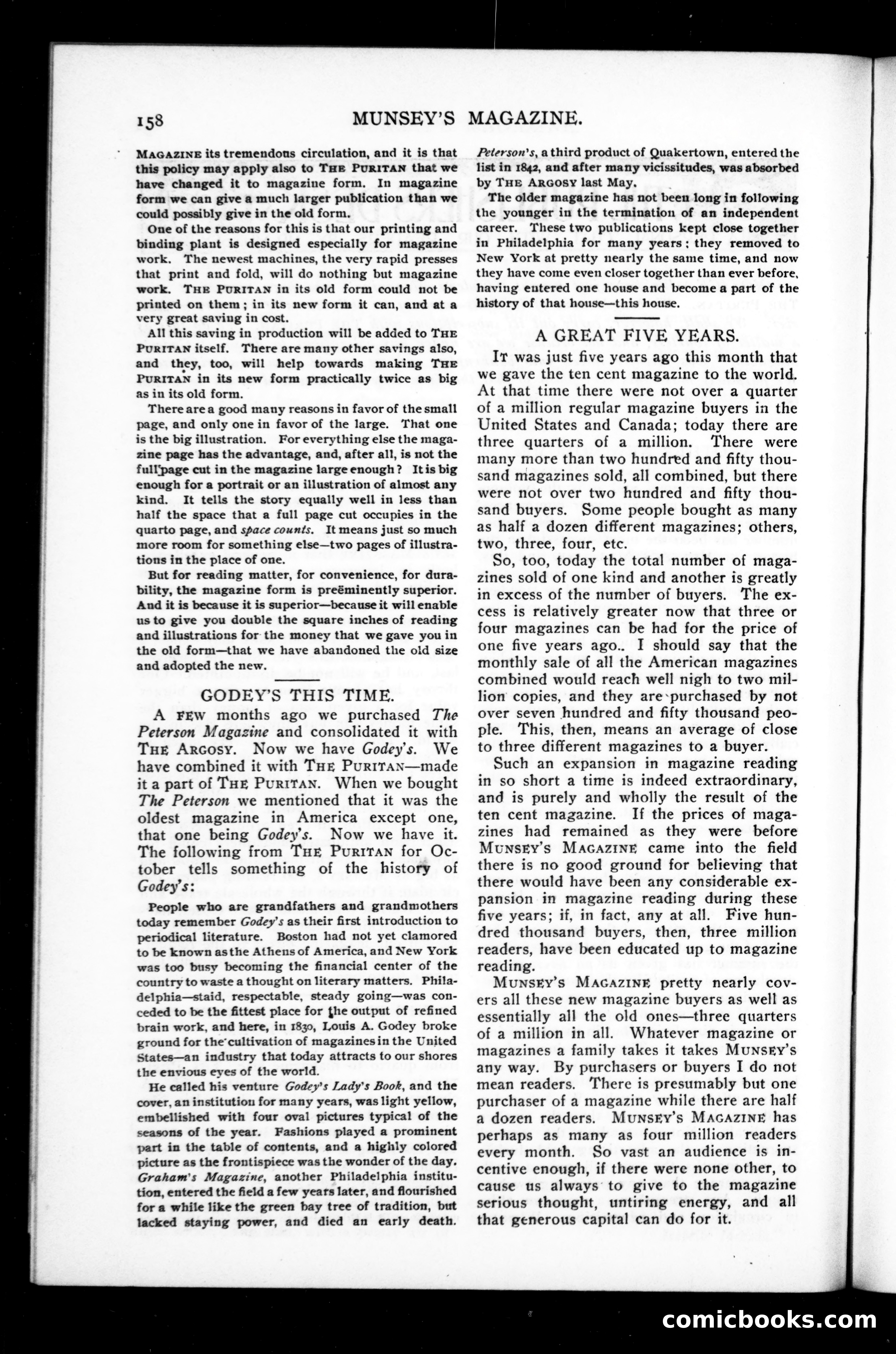 Munsey's Magazine, October 1898 — page 156 of 160